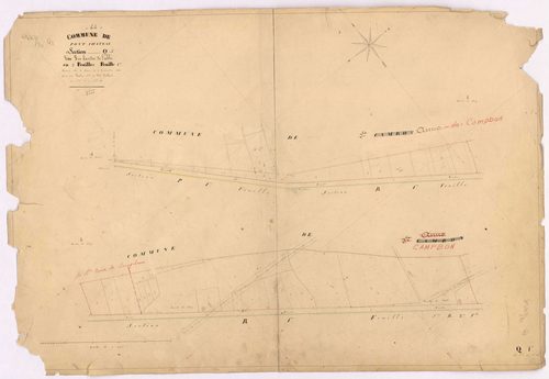 Pontchâteau - Section Q1 Landes de l'abbé (section des) ; 1-42