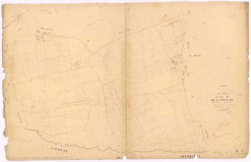 Pontchâteau - Section U3 Menais (section de La) ; 594-957