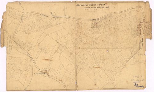 Pont-Saint-Martin - Section B2 (développement) Champ-Siôme (section du) ; développement de la partie B