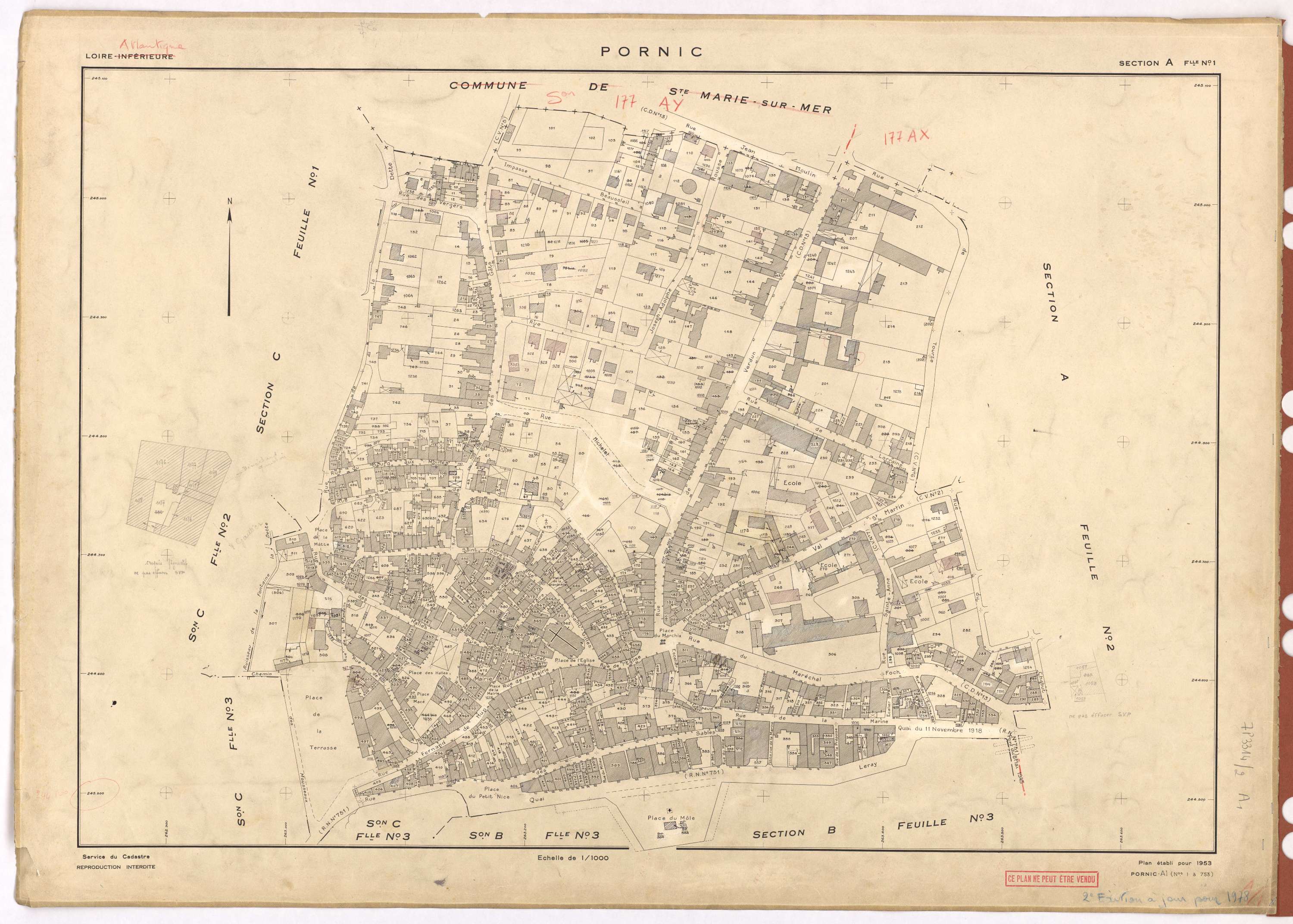 Pornic - Section A1 1-753