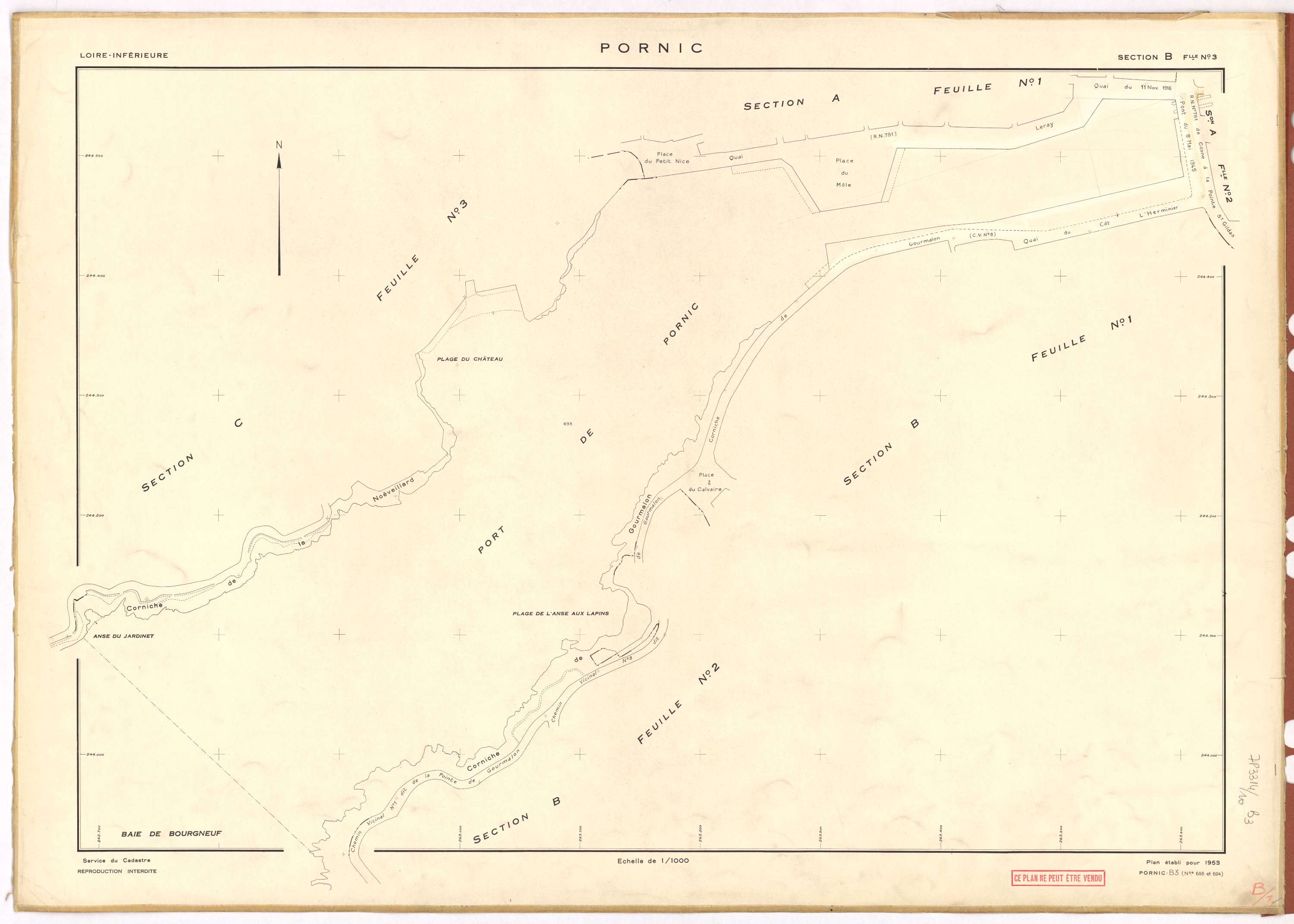Pornic - Section B3 693-694