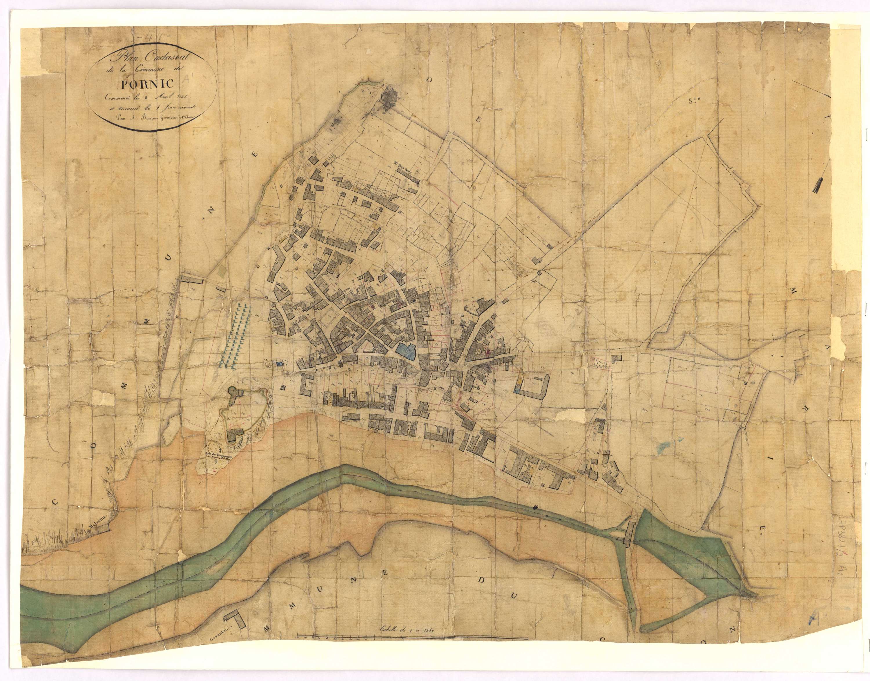 Pornic - Section A1 Ville (section de La) ; 1-710