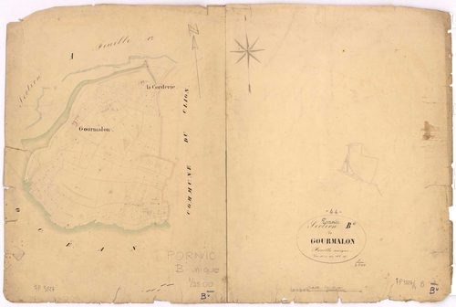 Pornic - Section B Gourmalon (section de) ; 1-115