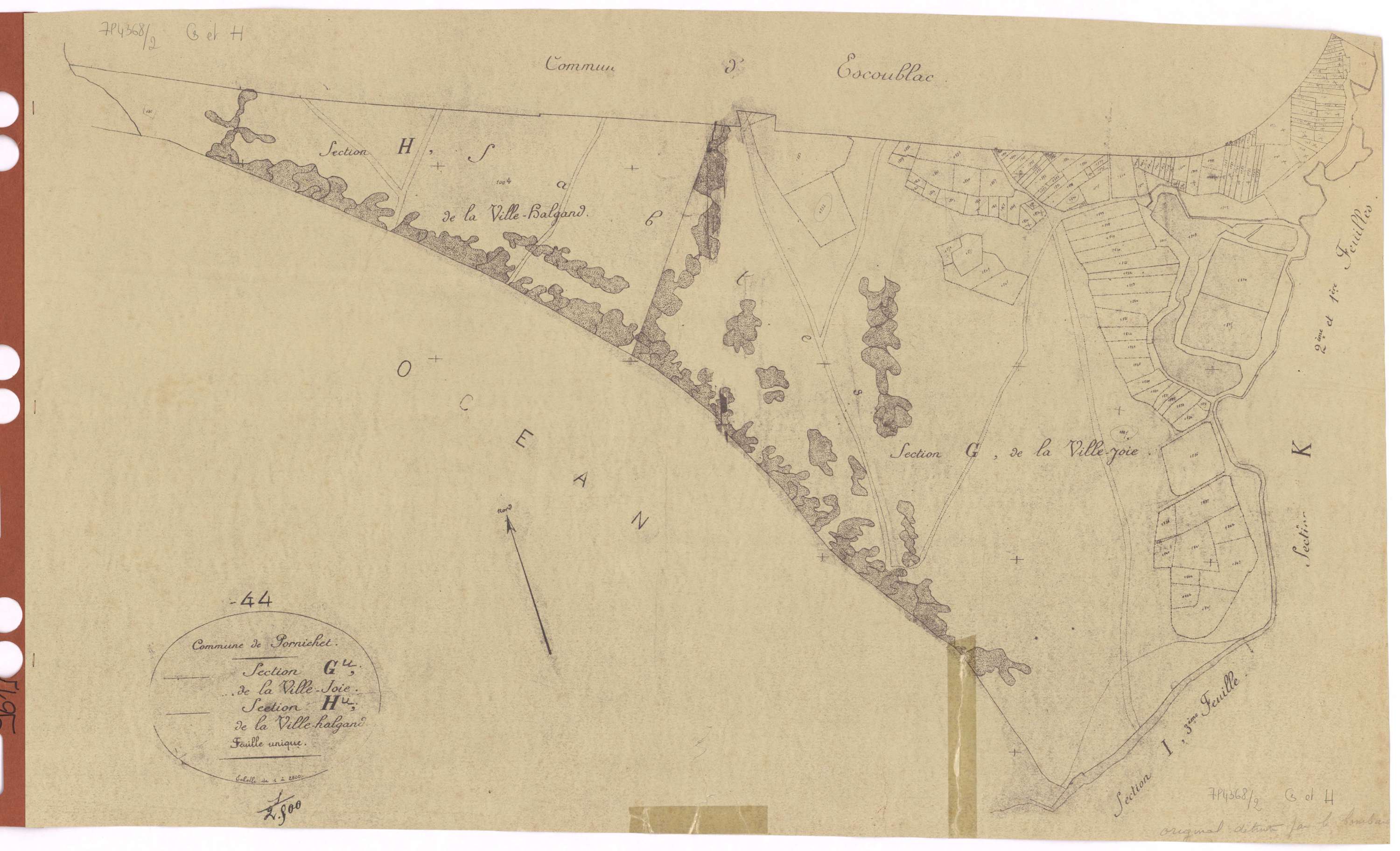 Pornichet - Section G et H Ville-Joie et de La Ville-Halgand (sections de La)
