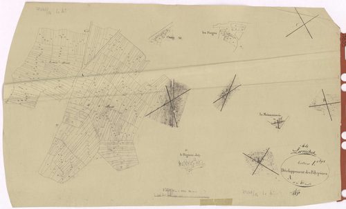 Pornichet - Section L1 (développement) Forges (section des) ; développement des villages des Forges, de Chausse-Pot, du Bignon-Joly et de diverses parcelles
