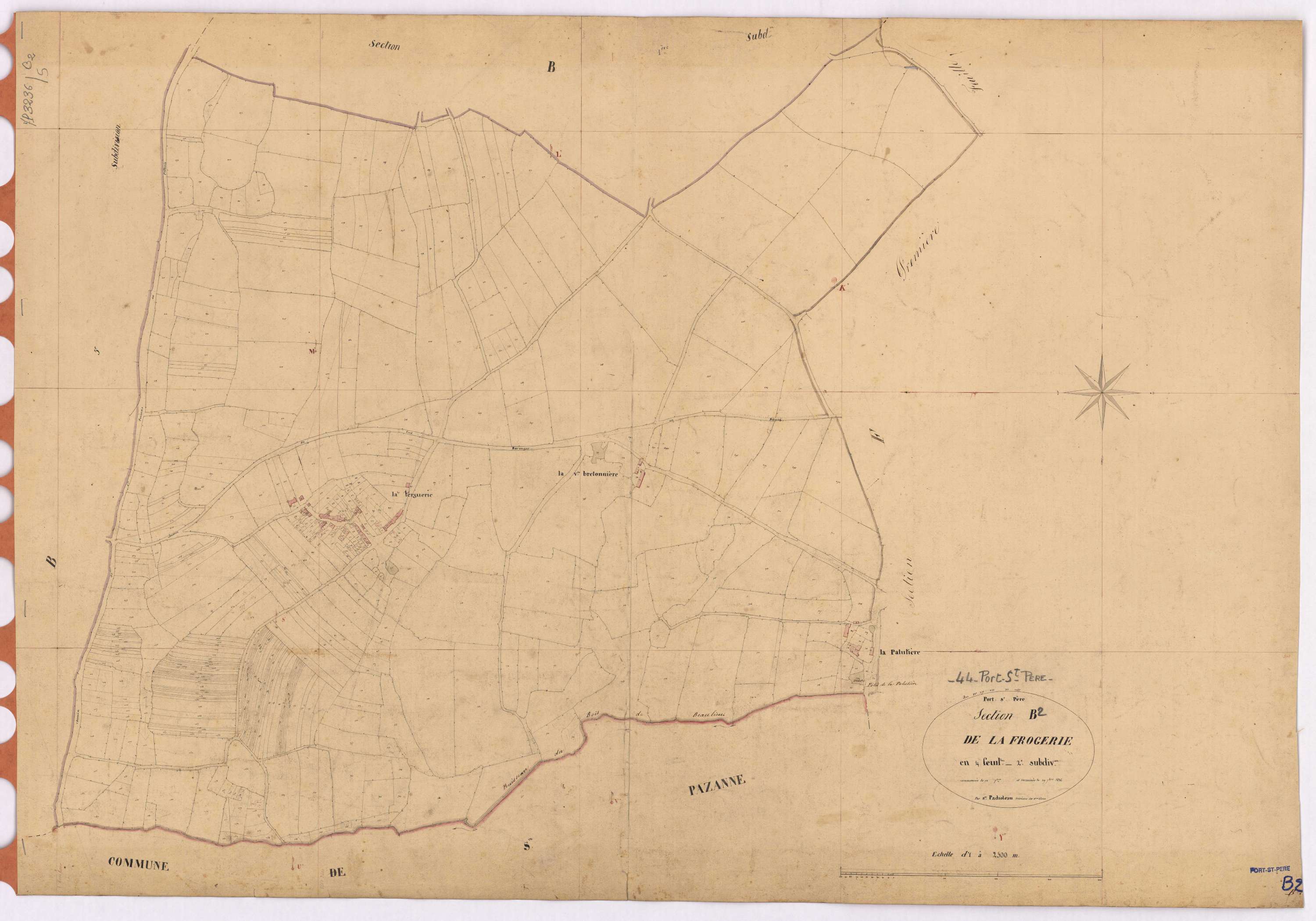 Port-Saint-Père - Section B2 Frogerie (section de La) ; 571-1087