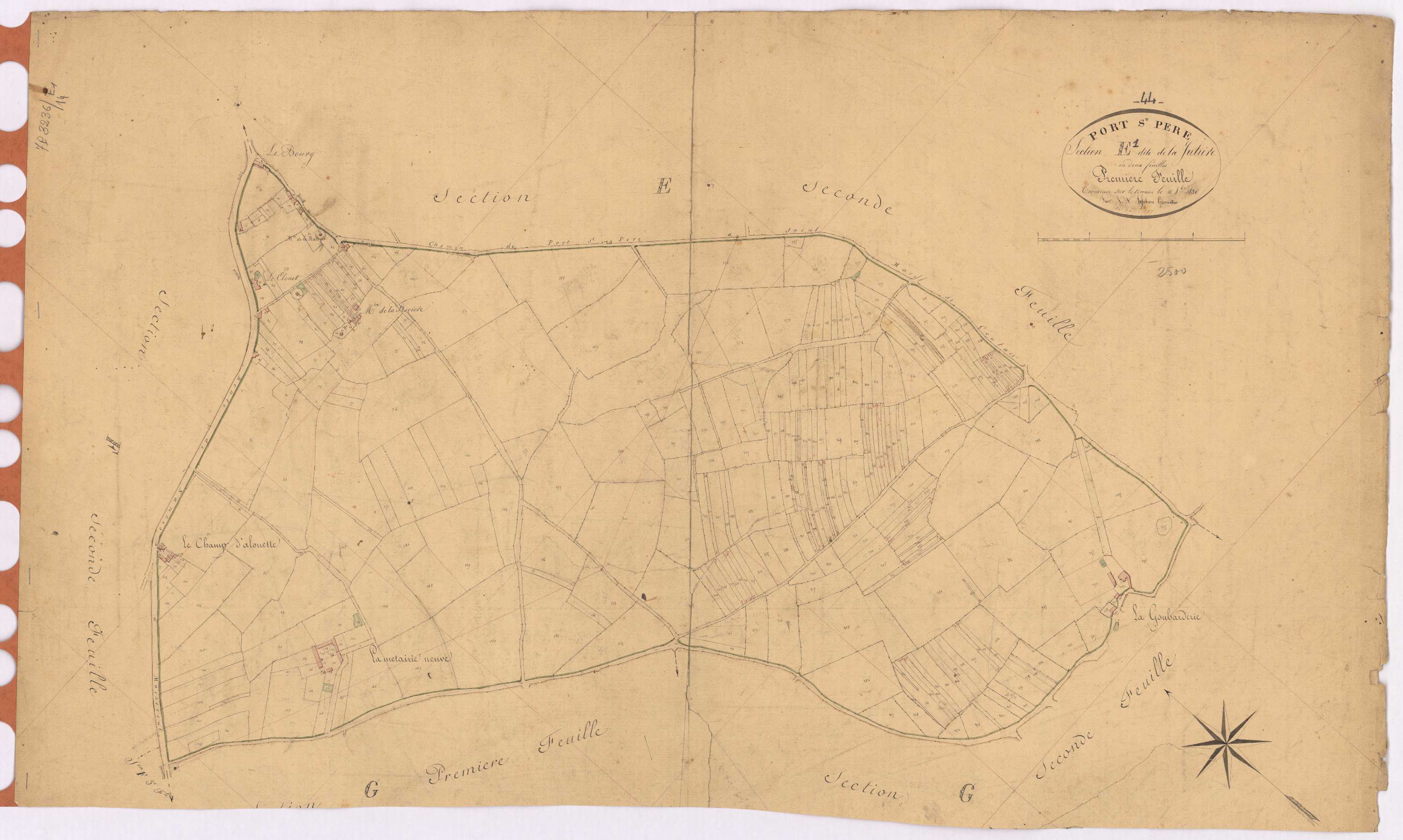 Port-Saint-Père - Section E1 Jutière (section de La) ; 1-397