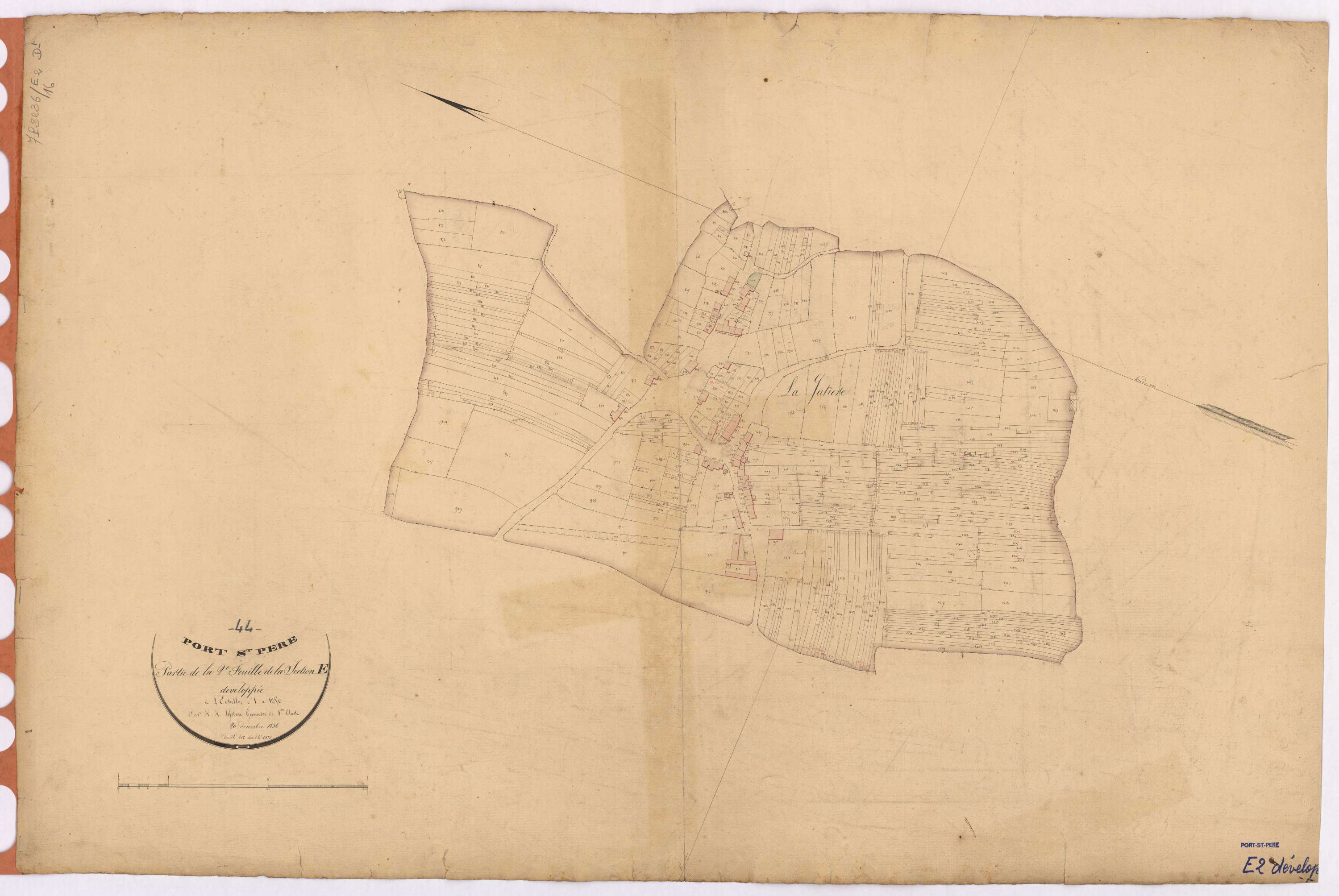 Port-Saint-Père - Section E2 (développement) Jutière (section de La) ; 298-811 ; développement du village de La Jutière
