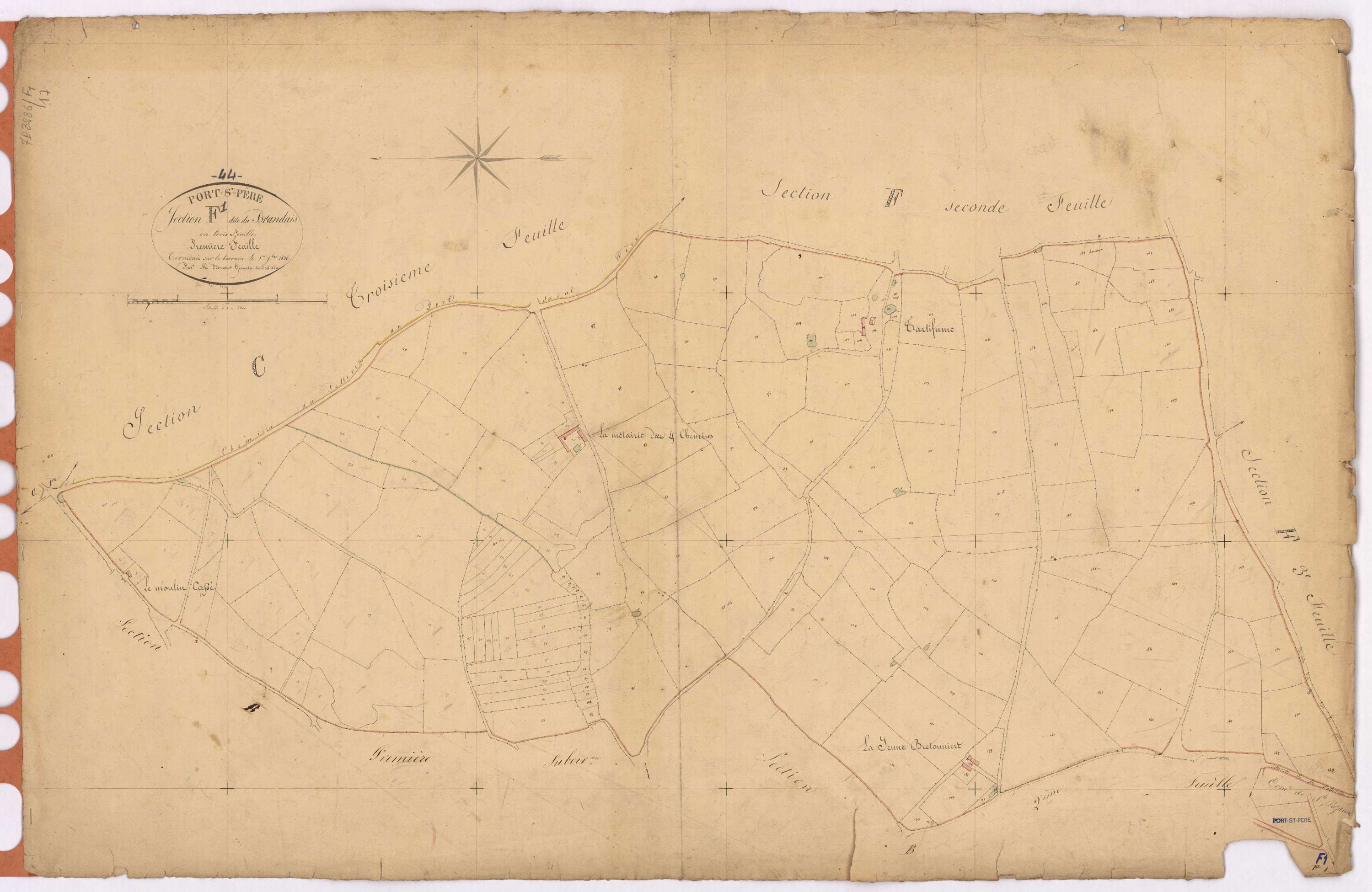 Port-Saint-Père - Section F1 Brandais (section du) ; 1-168