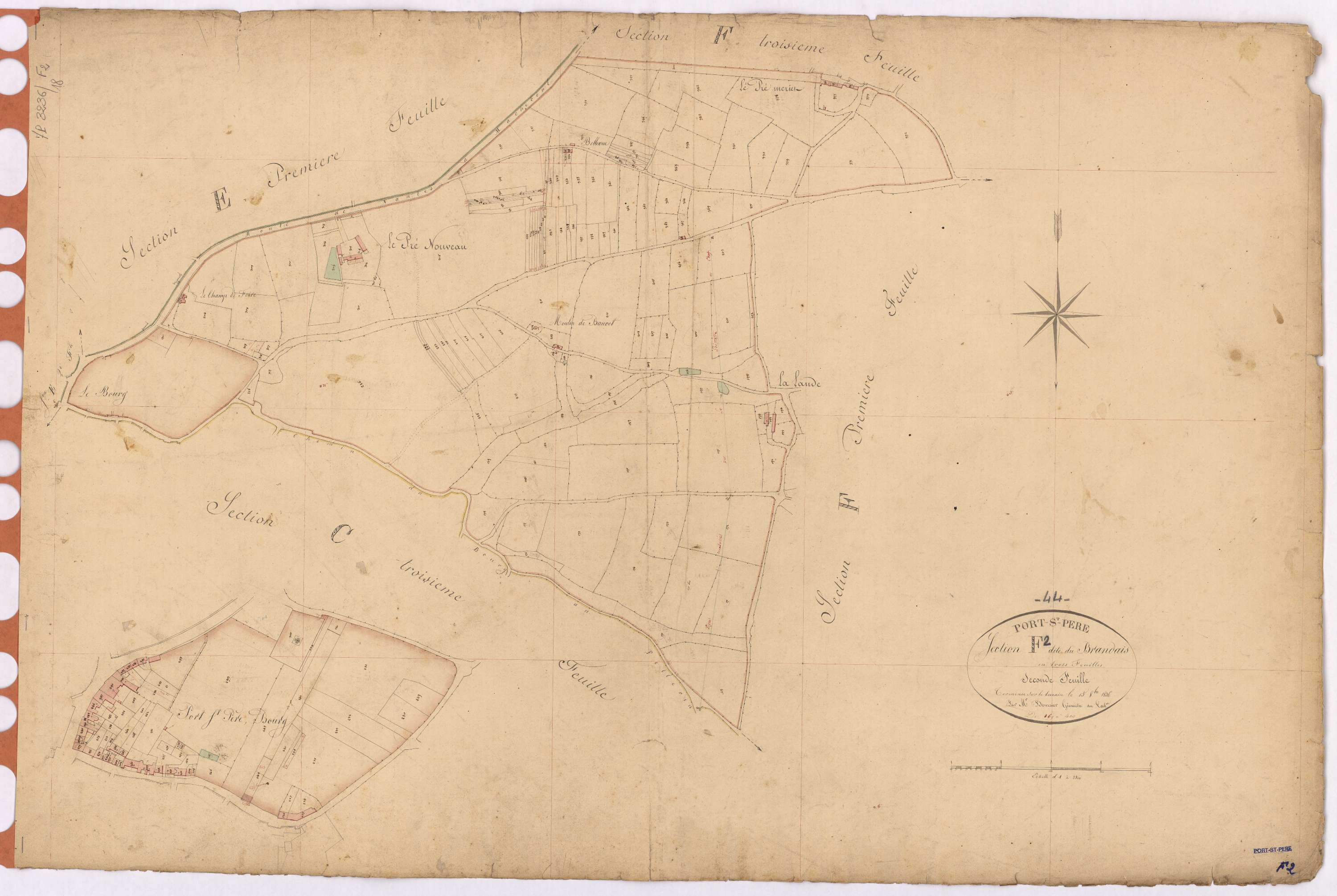 Port-Saint-Père - Section F2 Brandais (section du) ; 169-400