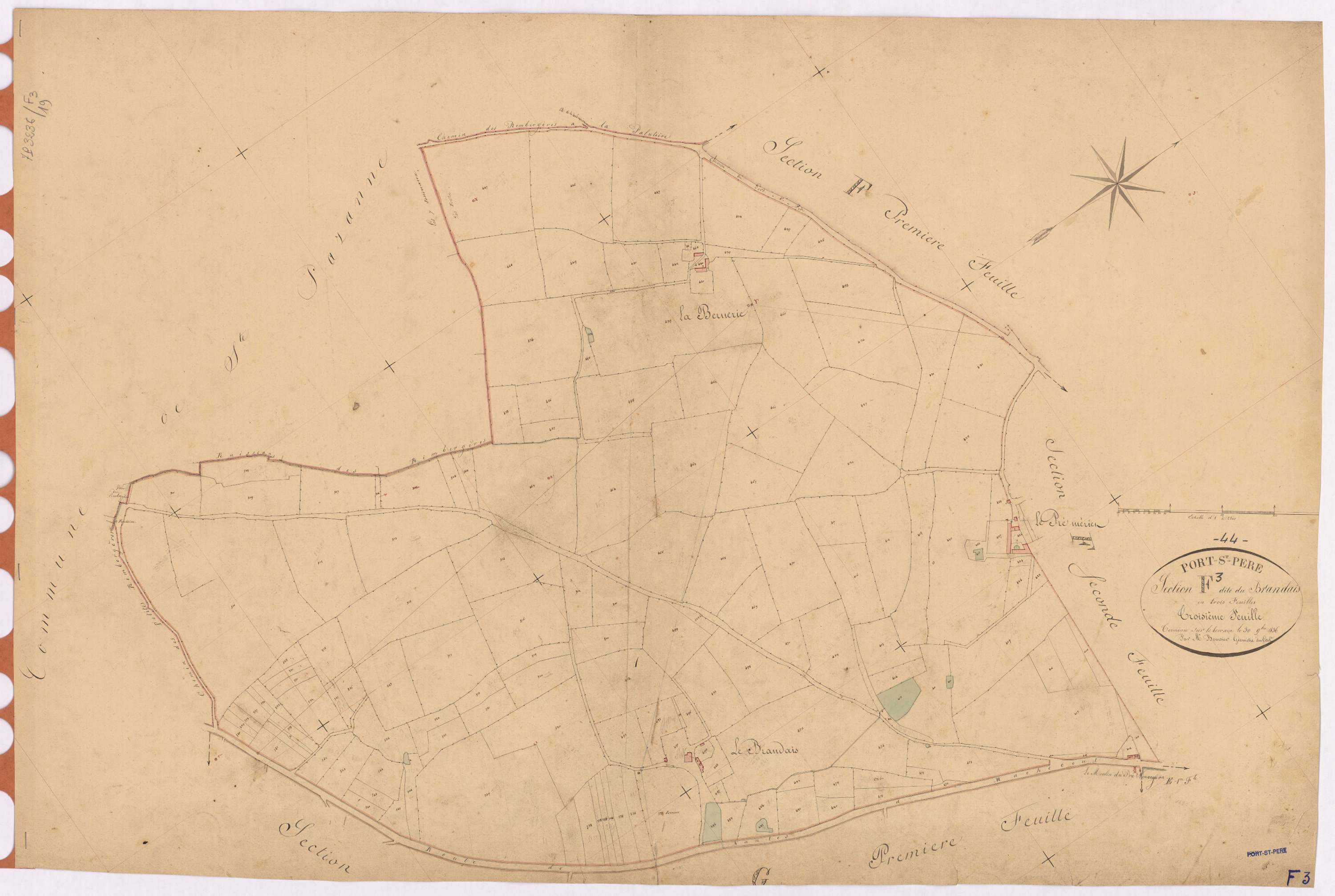 Port-Saint-Père - Section F3 Brandais (section du) ; 401-557