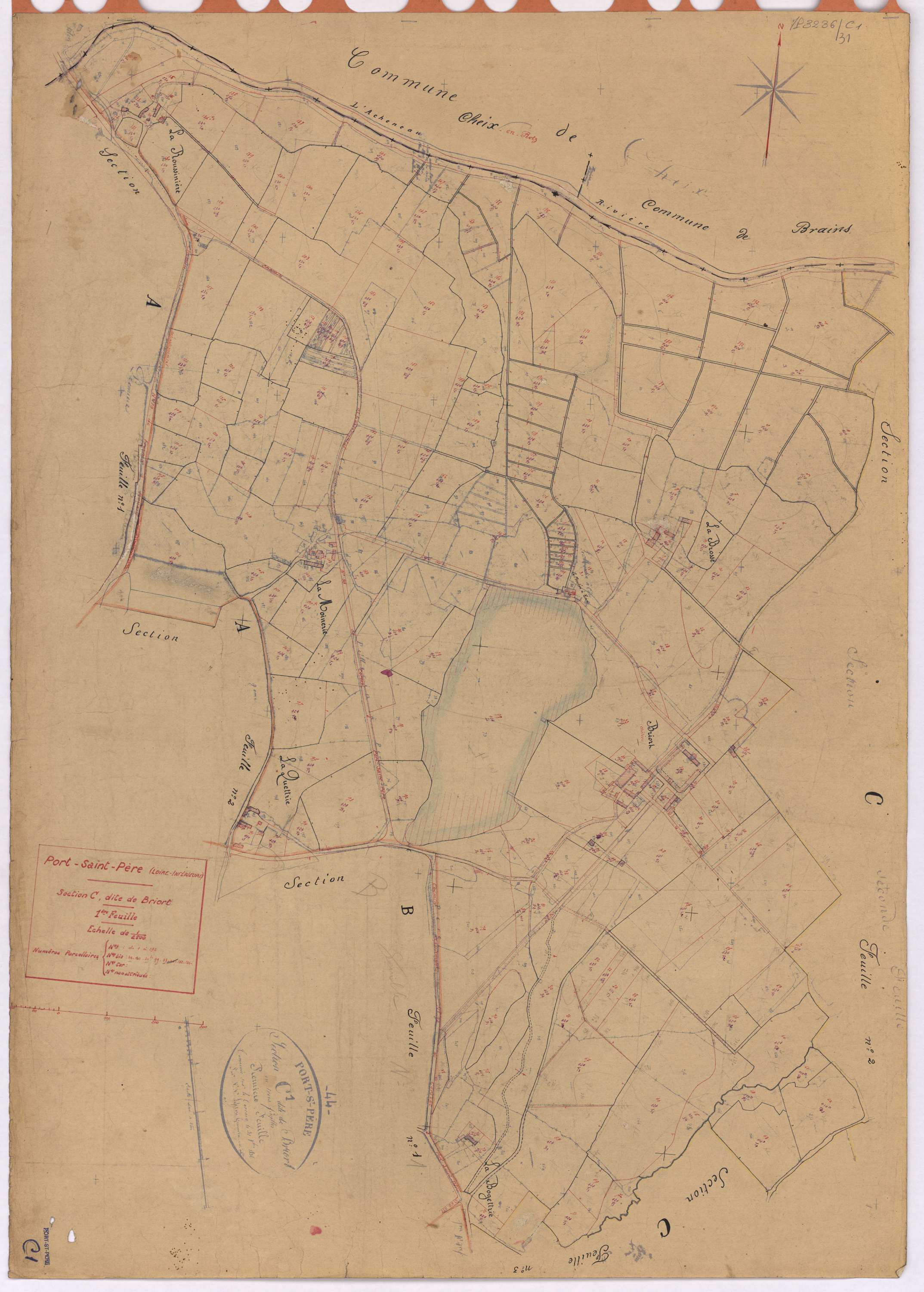 Port-Saint-Père - Section C1 Briort (section de) ; 1-192