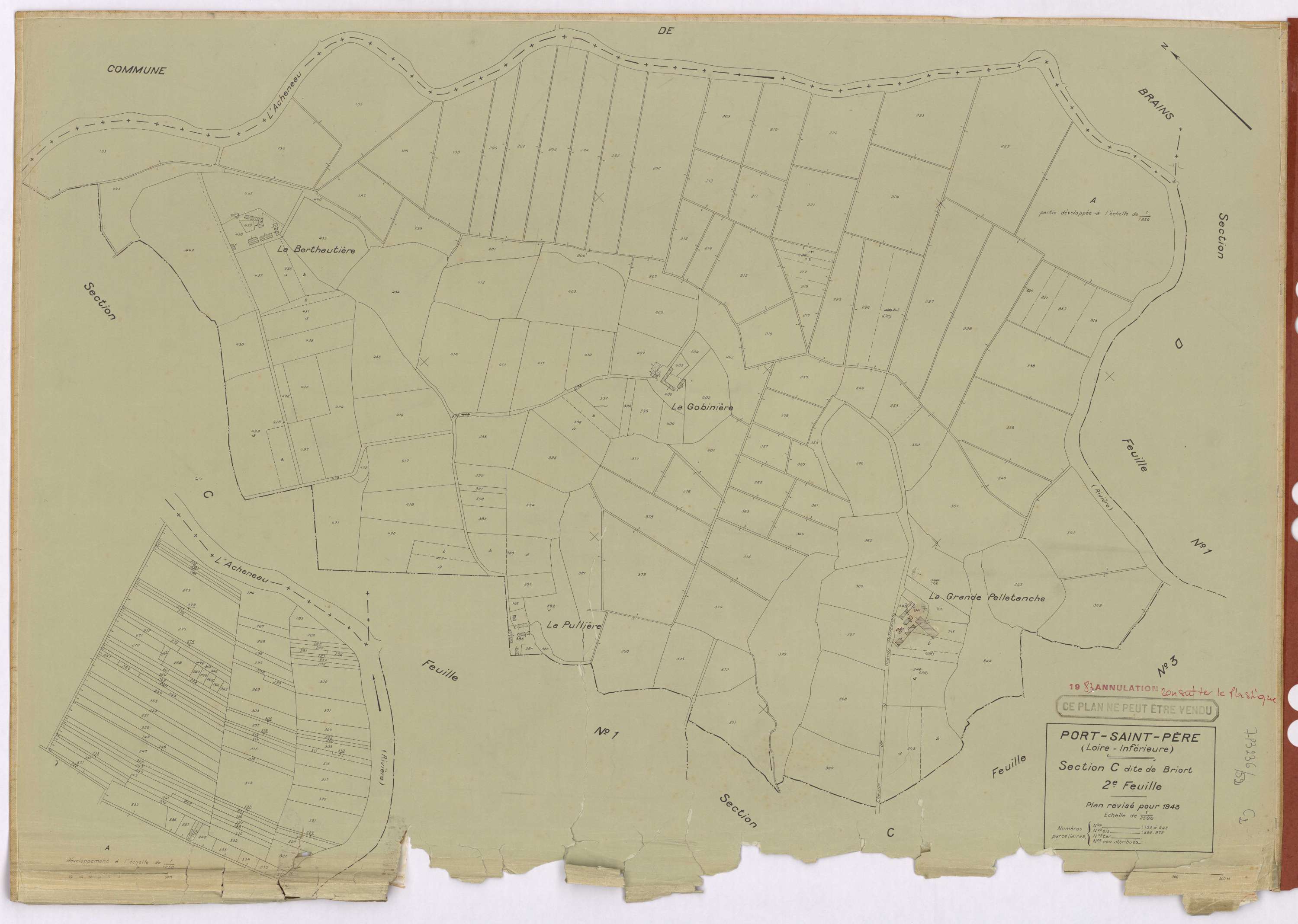 Port-Saint-Père - Section C2 Briort (section de) ; 193-443