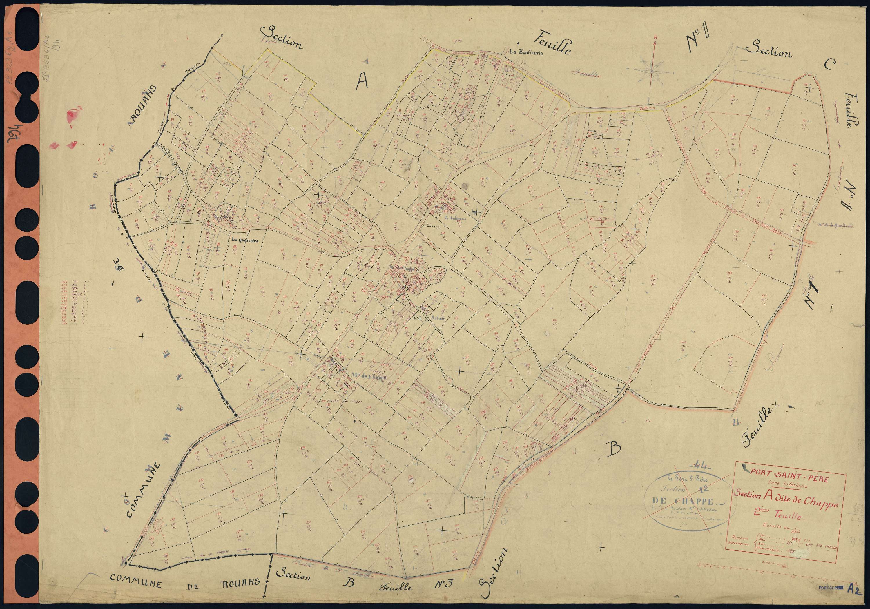 Port-Saint-Père - Section A2 Chappe (section de) . 397-819