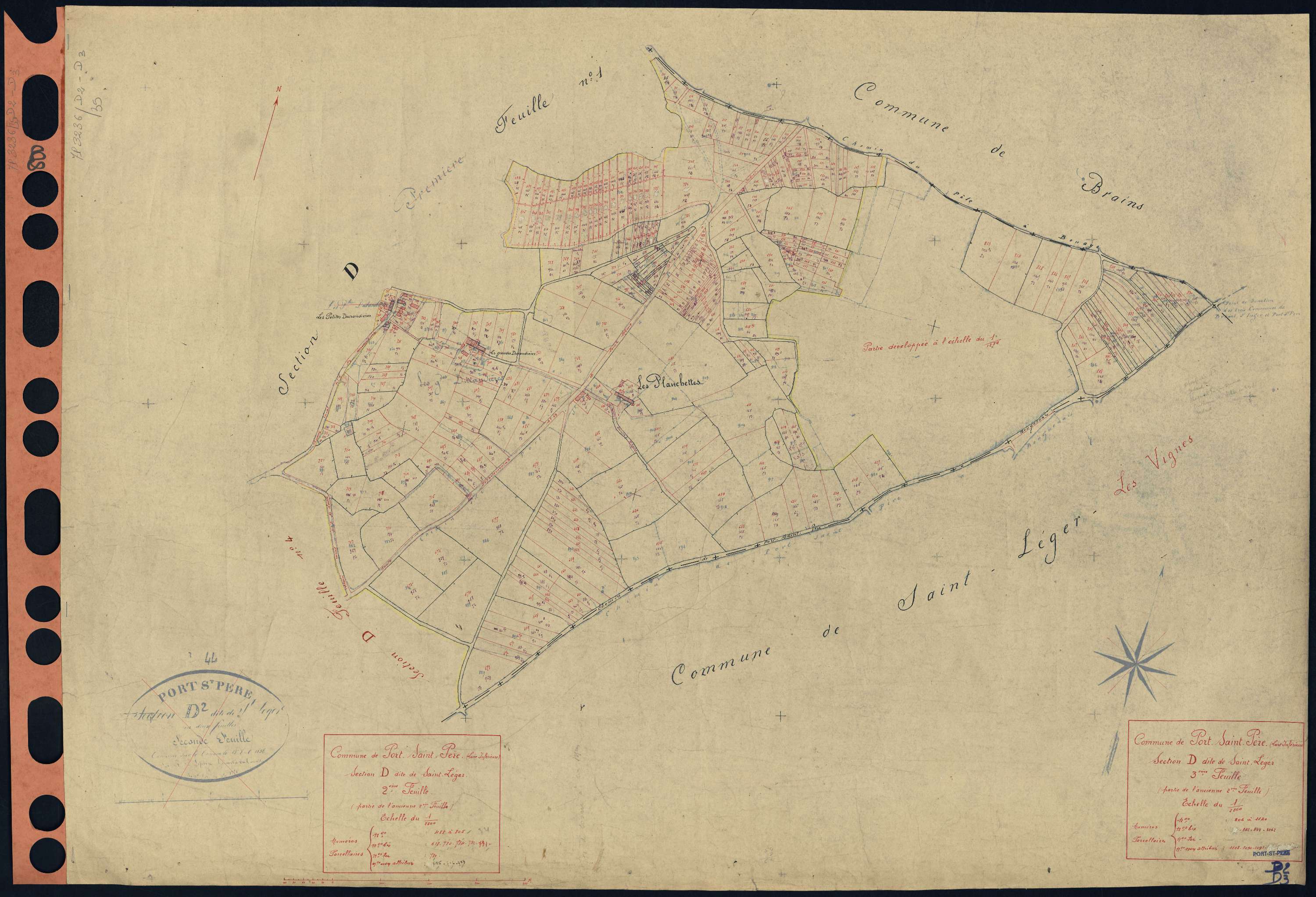 Port-Saint-Père - Section D2 D3 Saint-Léger (section de) . 488-805 . 806-1140