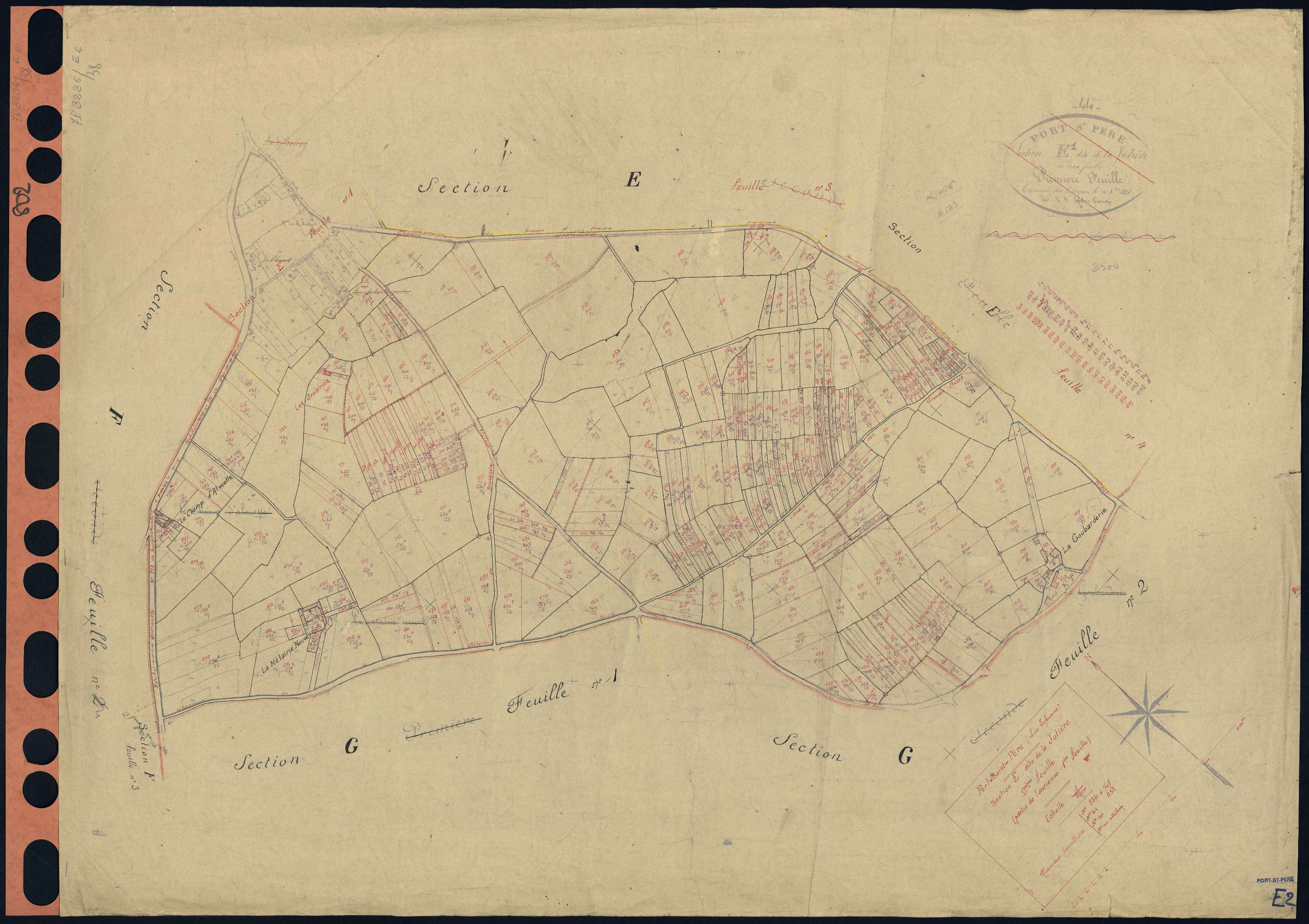 Port-Saint-Père - Section E2 Bourg (section du) . 384-707