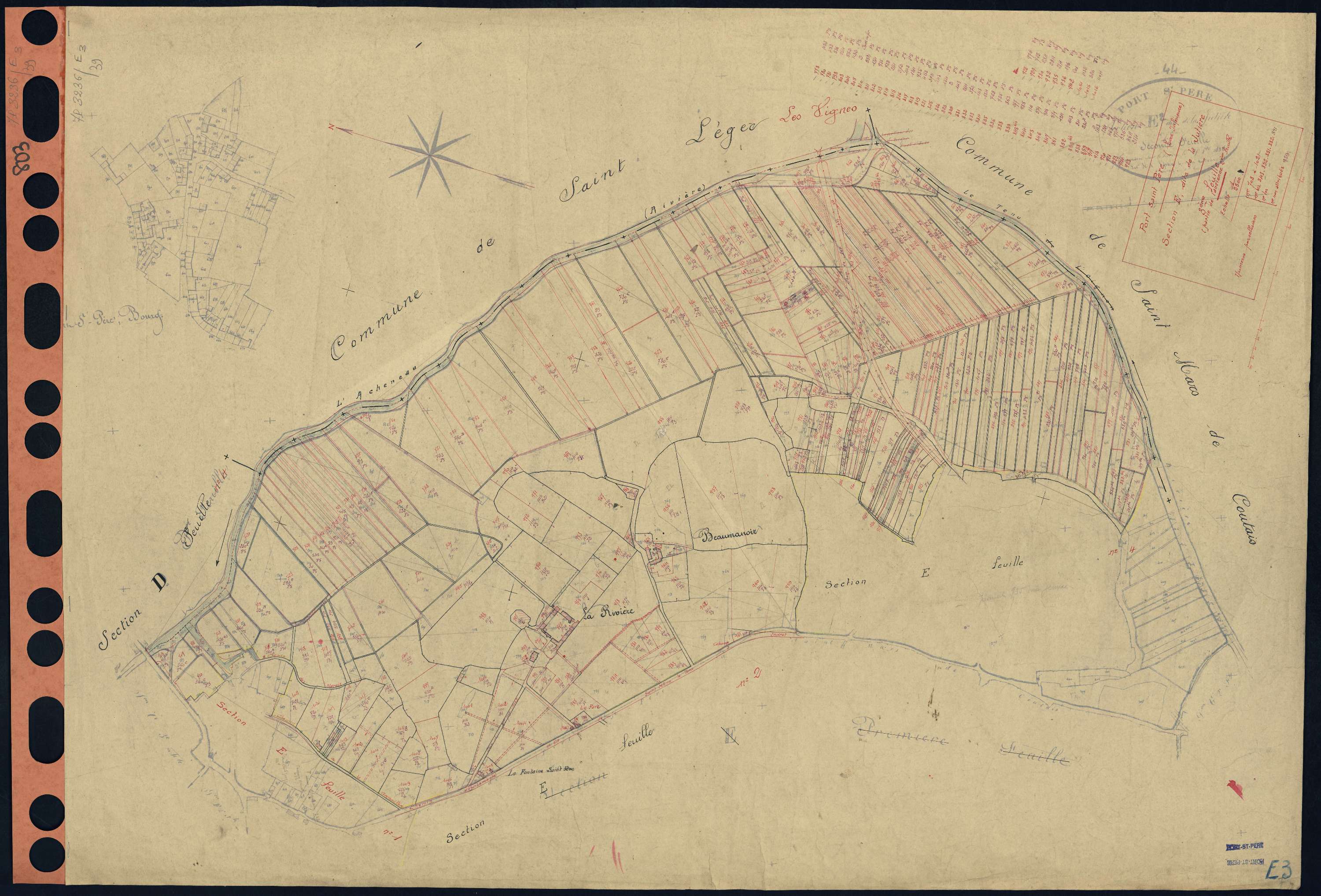 Port-Saint-Père - Section E3 Bourg (section du) . 708-1021