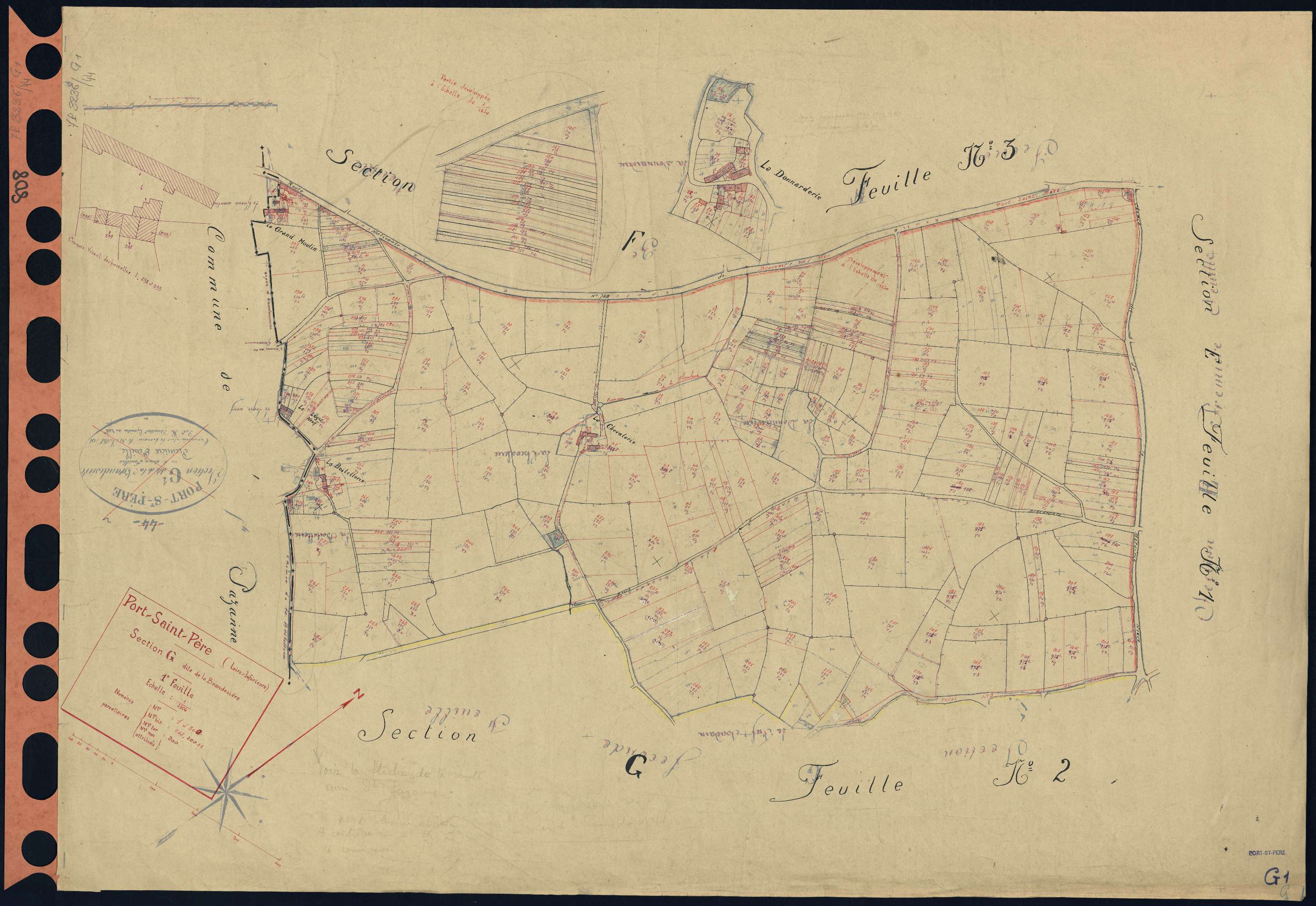 Port-Saint-Père - Section G1 Brandesière (section de La) . 1-300