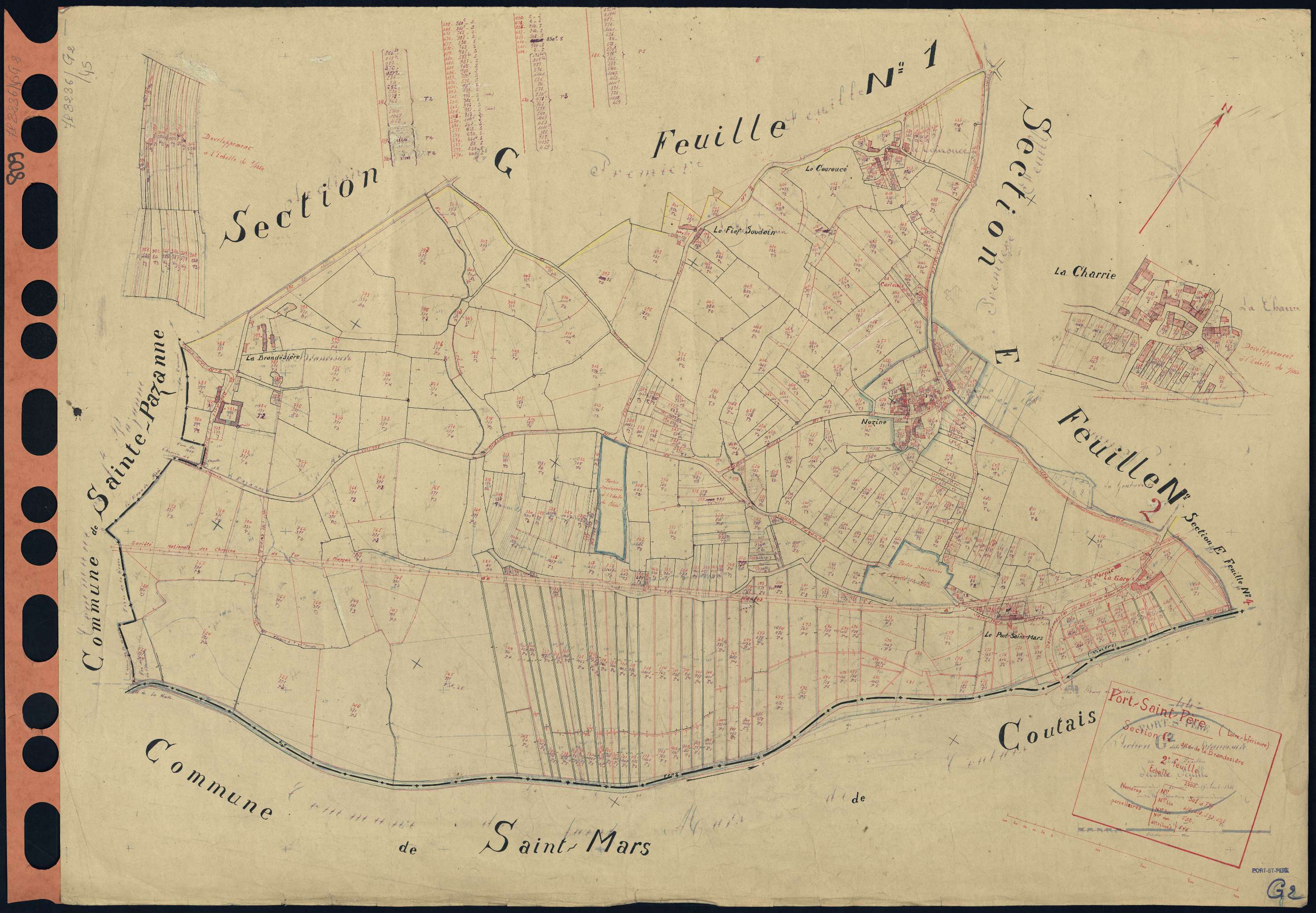Port-Saint-Père - Section G2 Brandesière (section de La) . 301-797