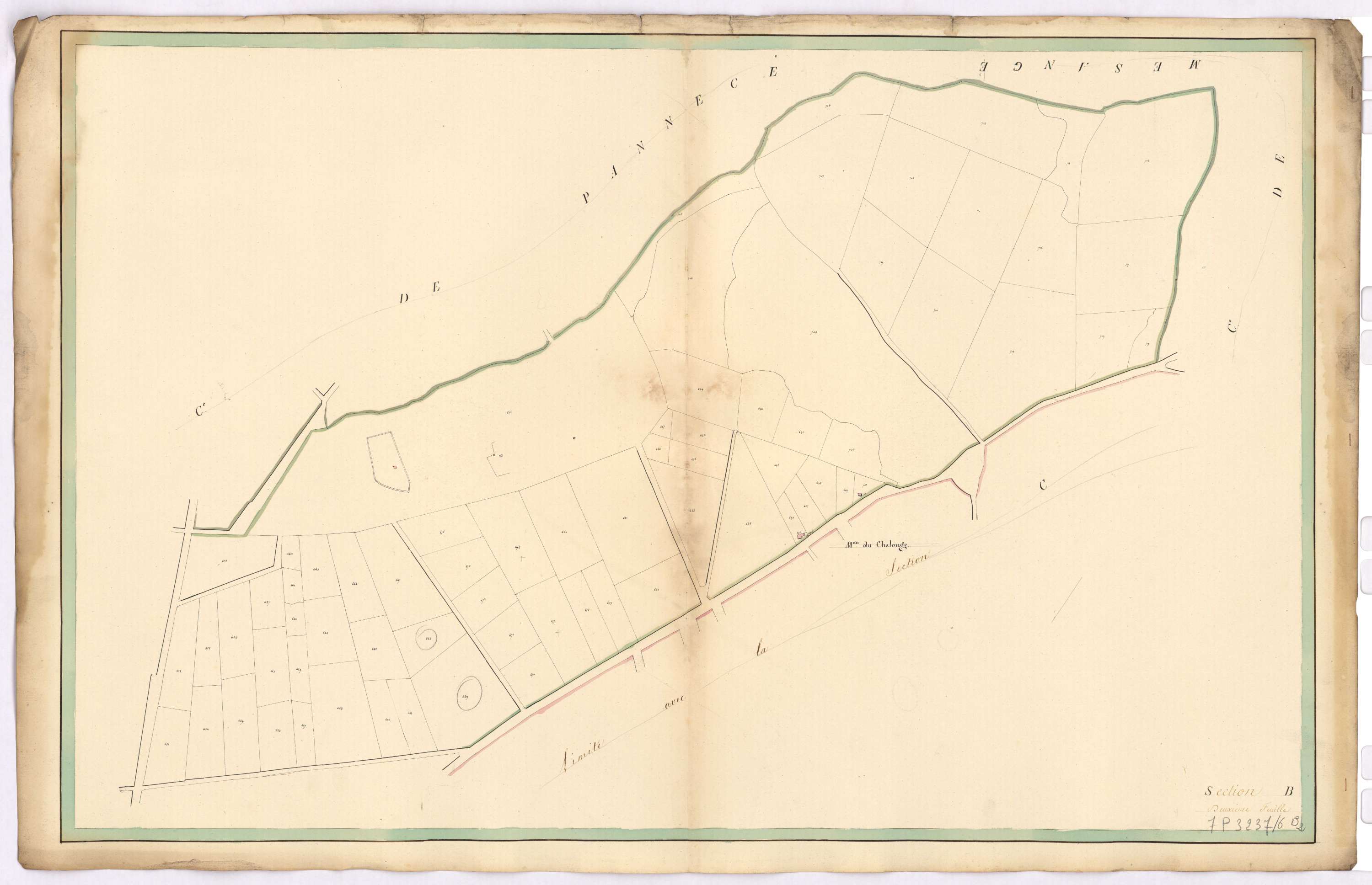 Pouillé-les-Côteaux - Section B2 Regéserie (section de La)