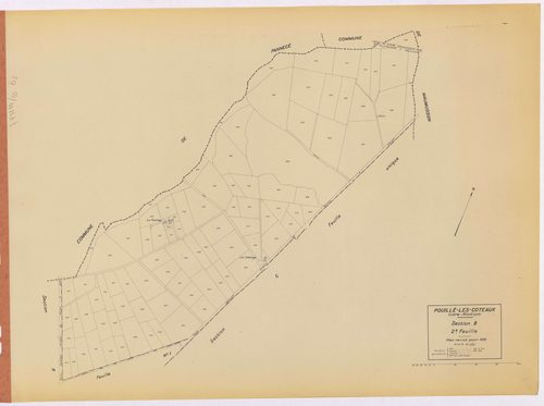 Pouillé-les-Côteaux - Section B2 450-544