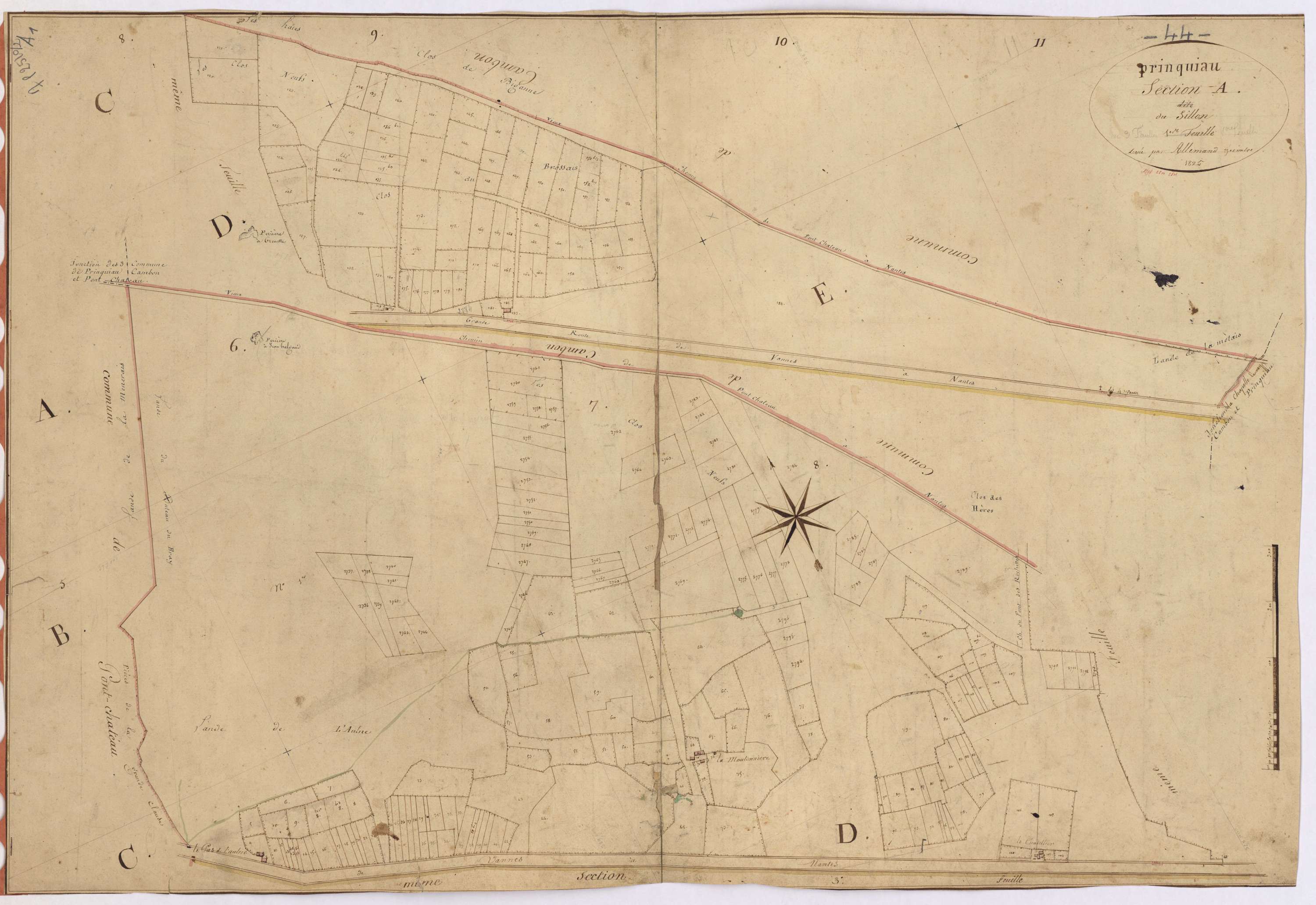 Prinquiau - Section A1 Sillon (section du)