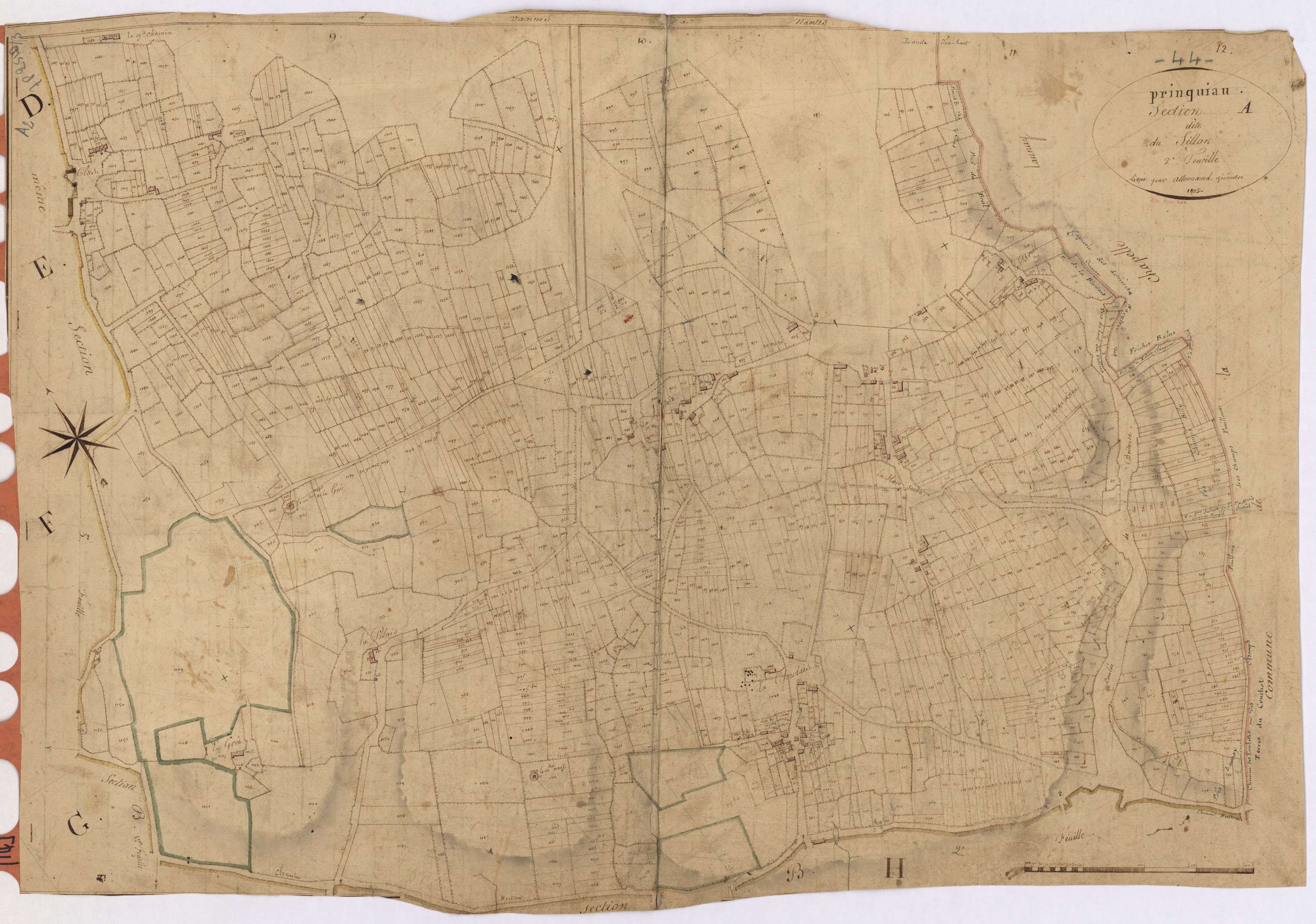 Prinquiau - Section A2 Sillon (section du)