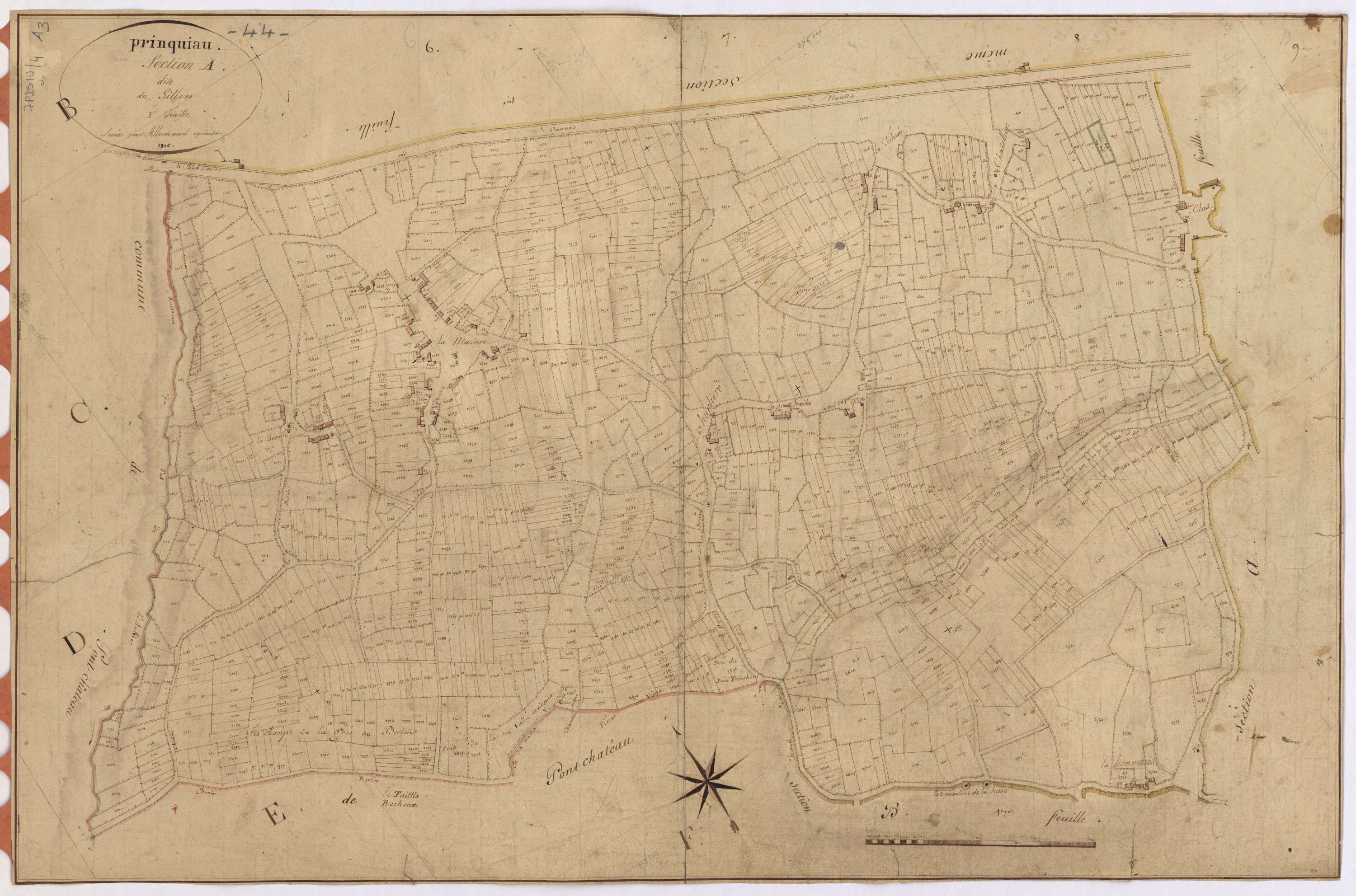 Prinquiau - Section A3 Sillon (section du)