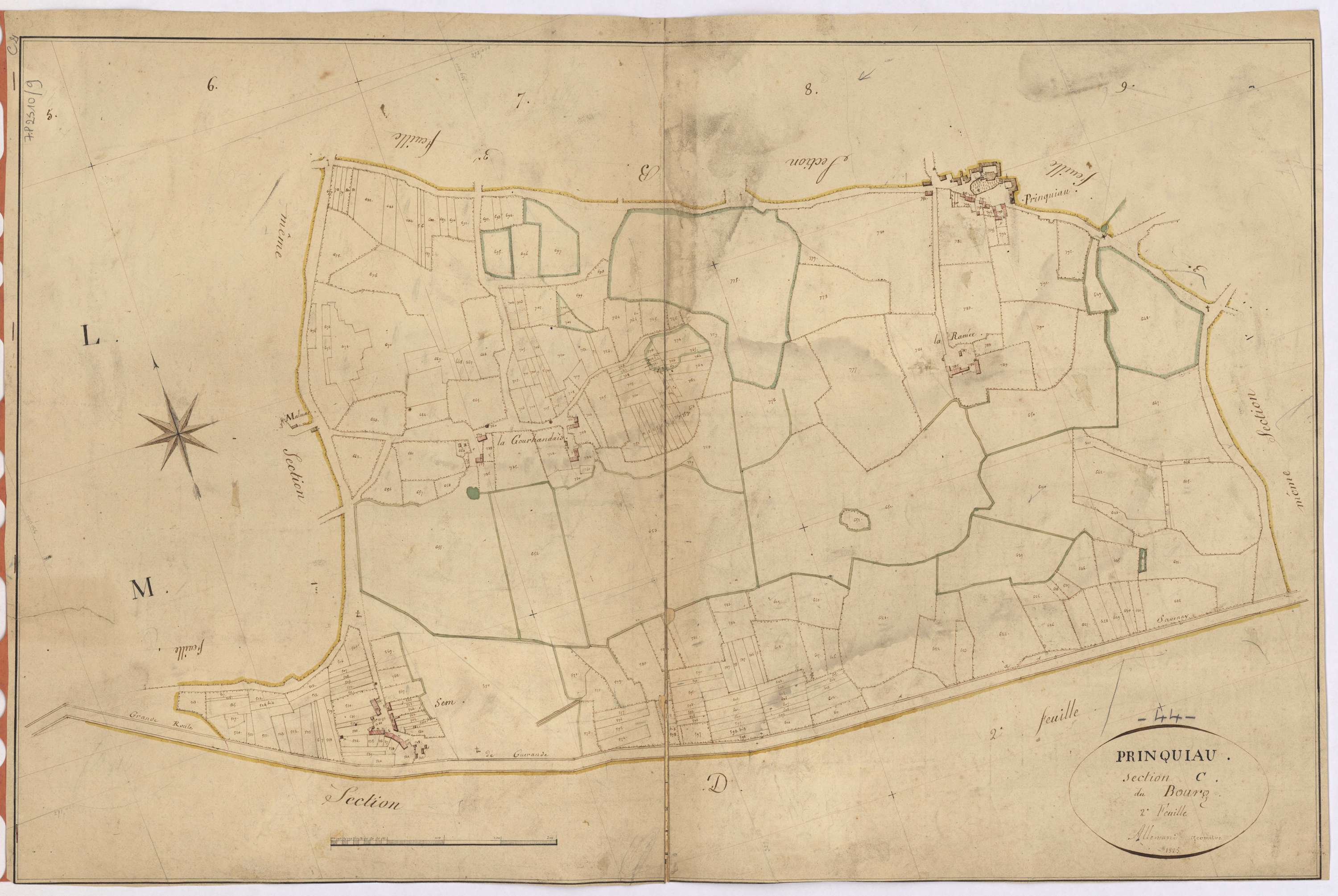Prinquiau - Section C2 Bourg (section du)
