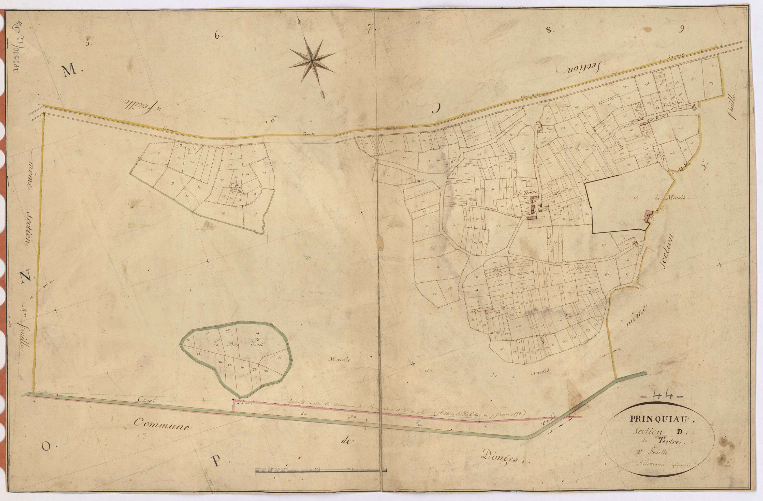 Prinquiau - Section D2 Tertre (section du)