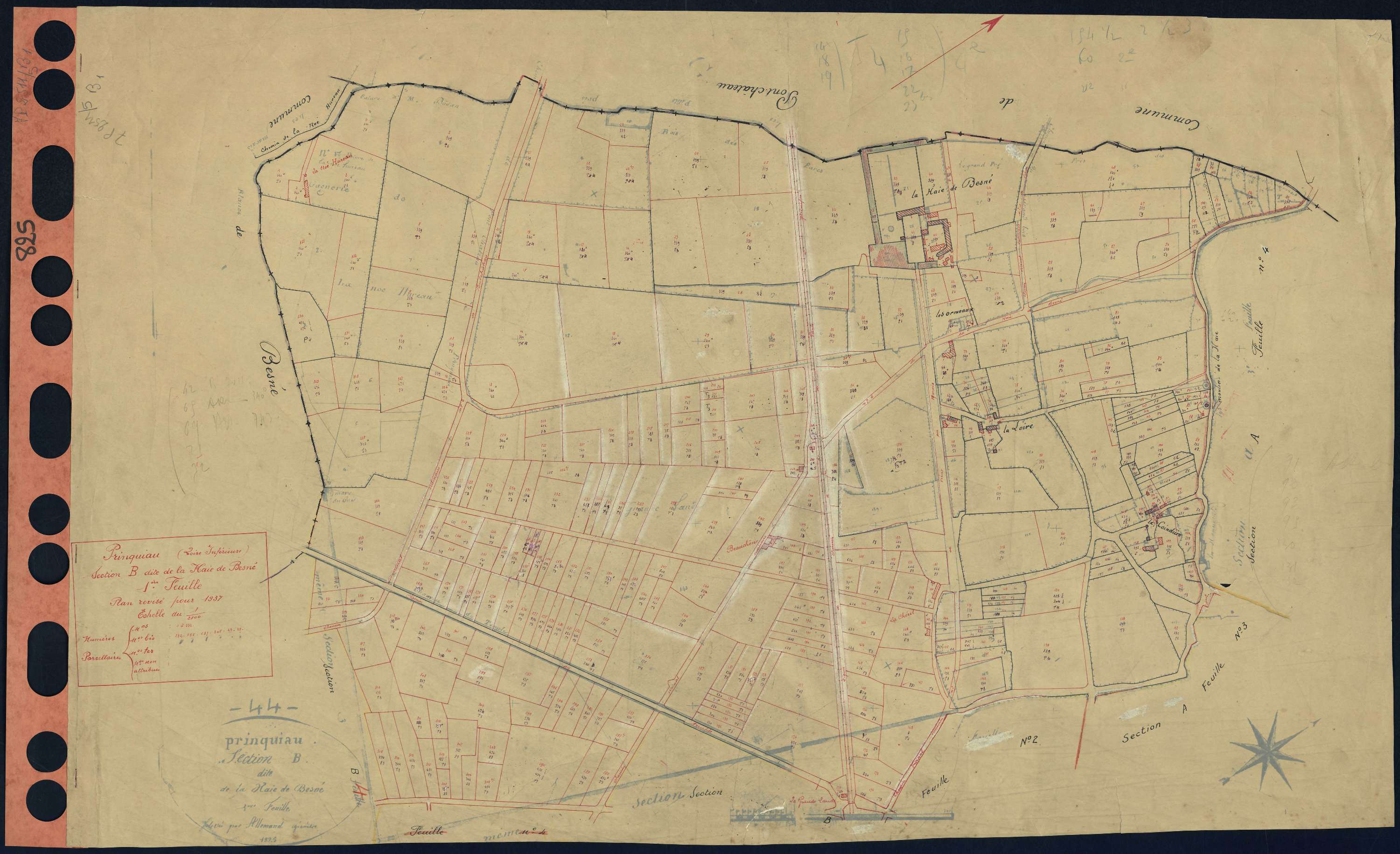 Prinquiau - Section B1 Haie de Besné (section de La) . 1-333