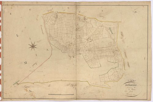 Prinquiau - Section C1 Bourg (section du)