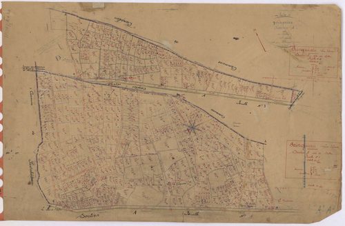 Prinquiau - Section A1 A2 Sillon (section du) ; 1-405 ; 406-591