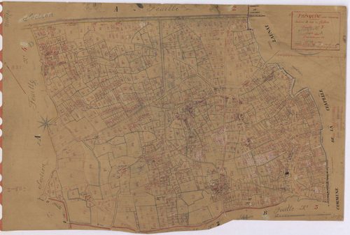 Prinquiau - Section A3 Sillon (section du) ; 592-1821