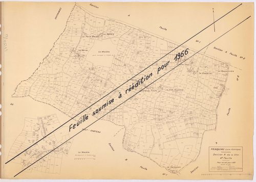 Prinquiau - Section A4 Sillon (section du) ; 1822-2793