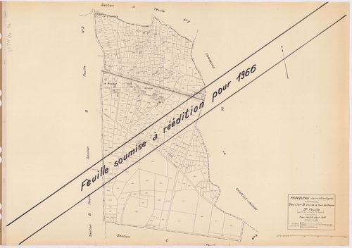 Prinquiau - Section B3 Haie de Besné (section de La) ; 741-1172
