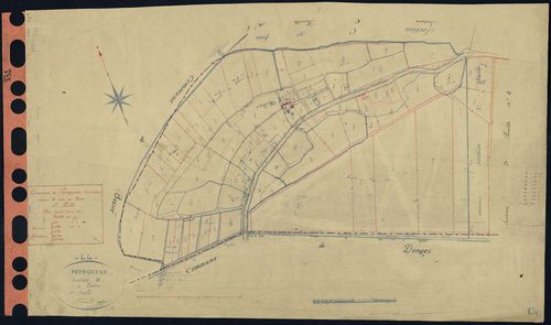 Prinquiau - Section D1 Tertre (section du) . 1-108