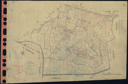 Prinquiau - Section D3 Tertre (section du) . 535-1016