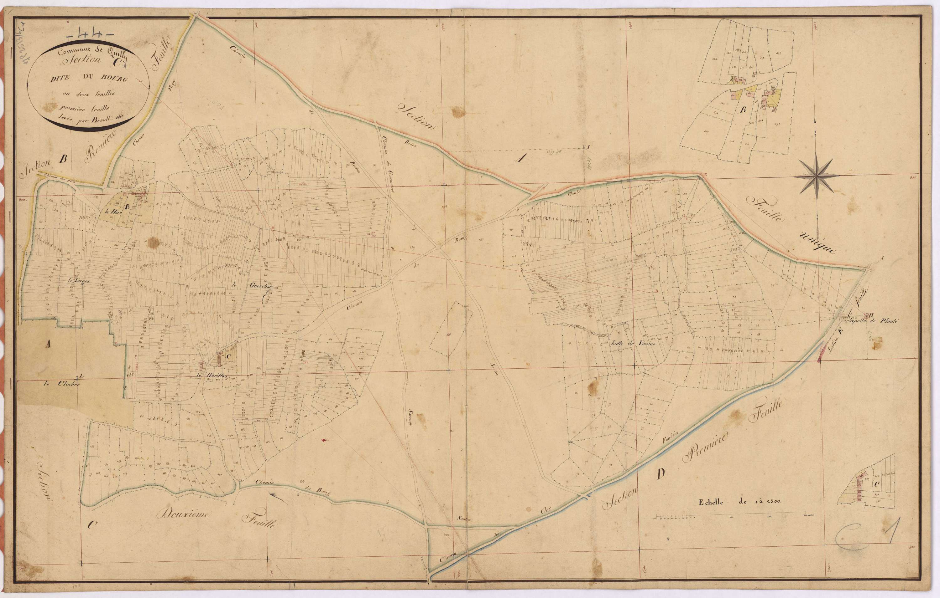 Quilly - Section C1 Bourg (section du)