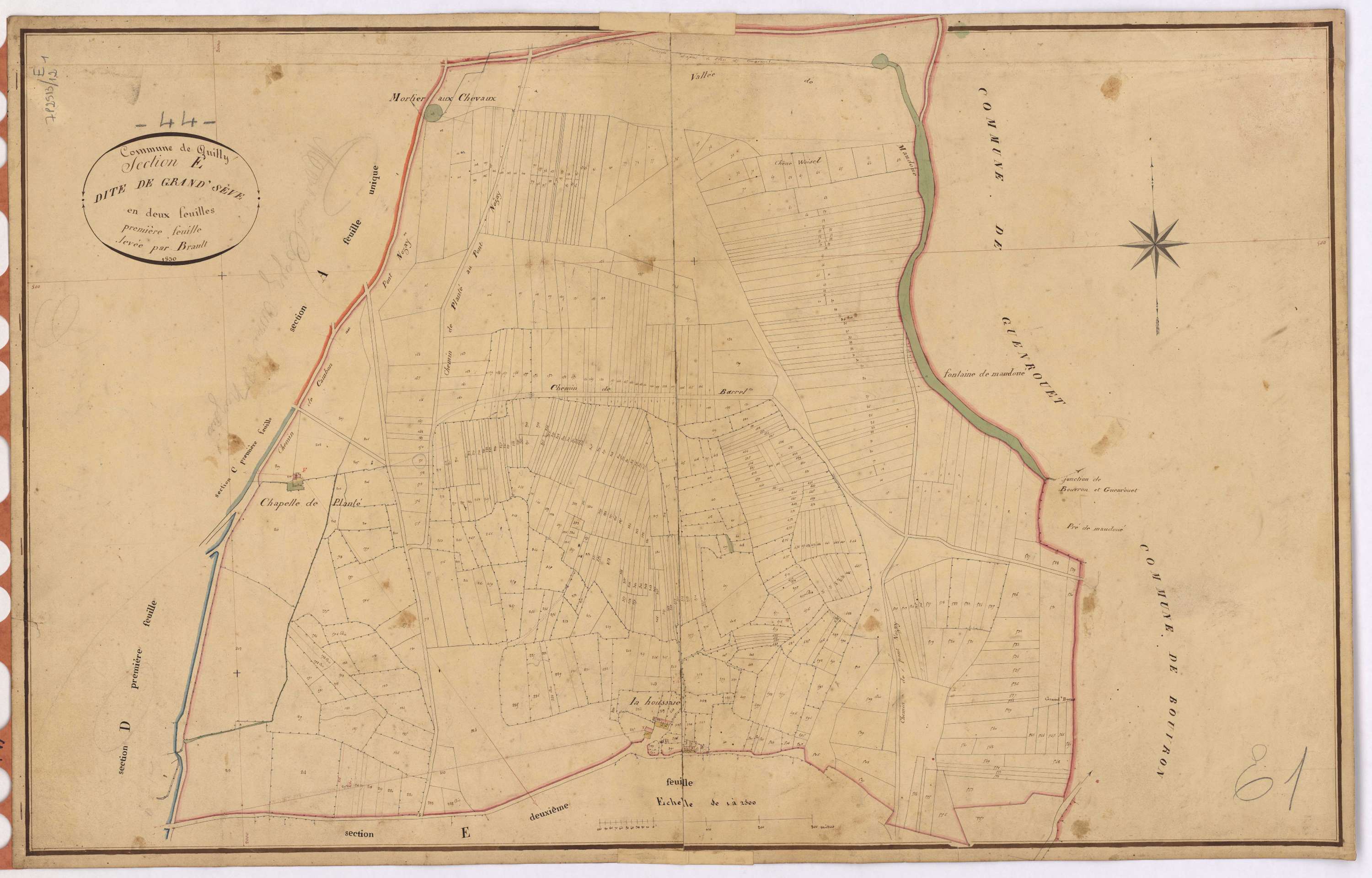 Quilly - Section E1 Grand'Sève (section de)