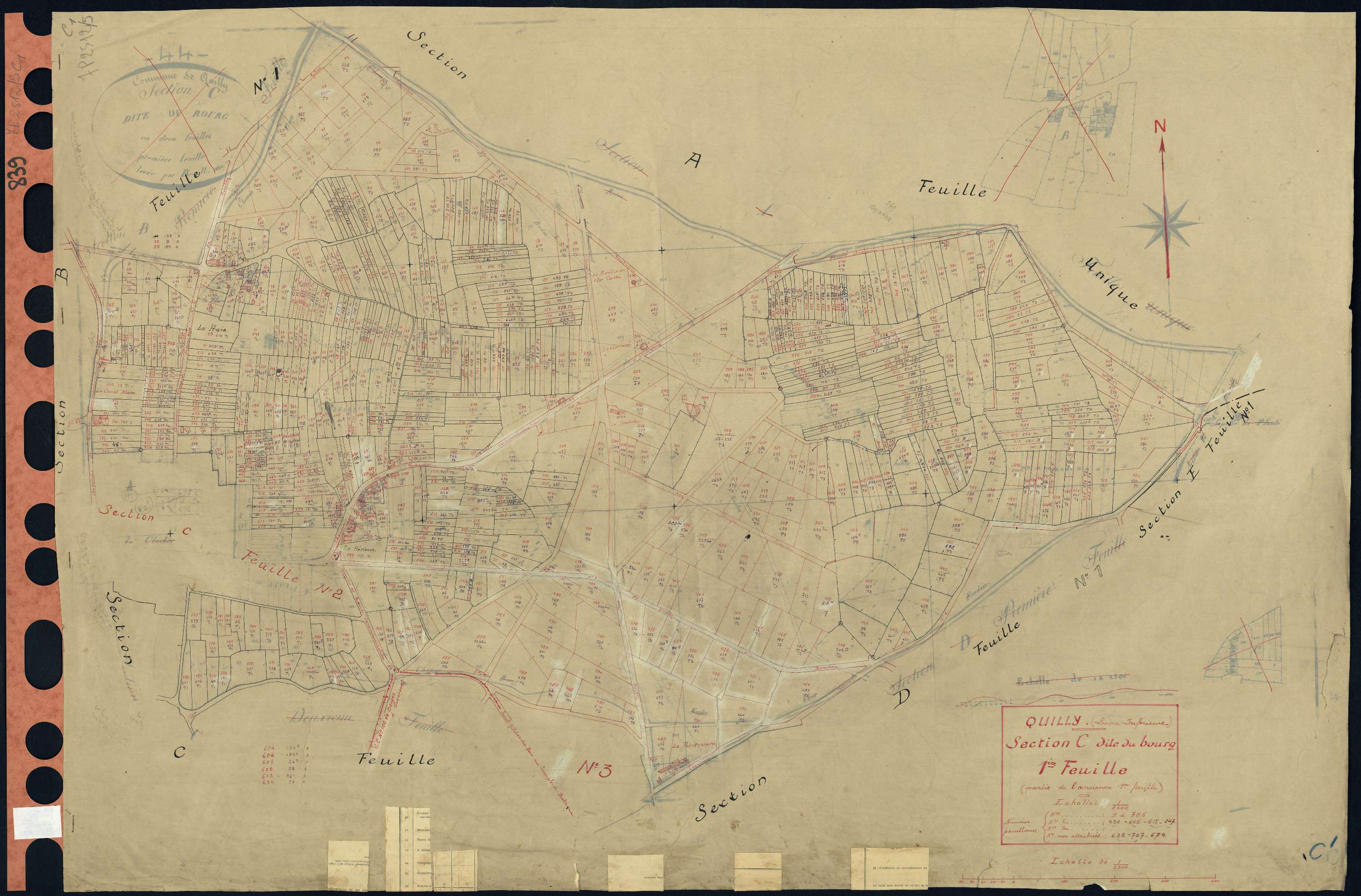 Quilly - Section C1 Bourg (section du) . 1-765