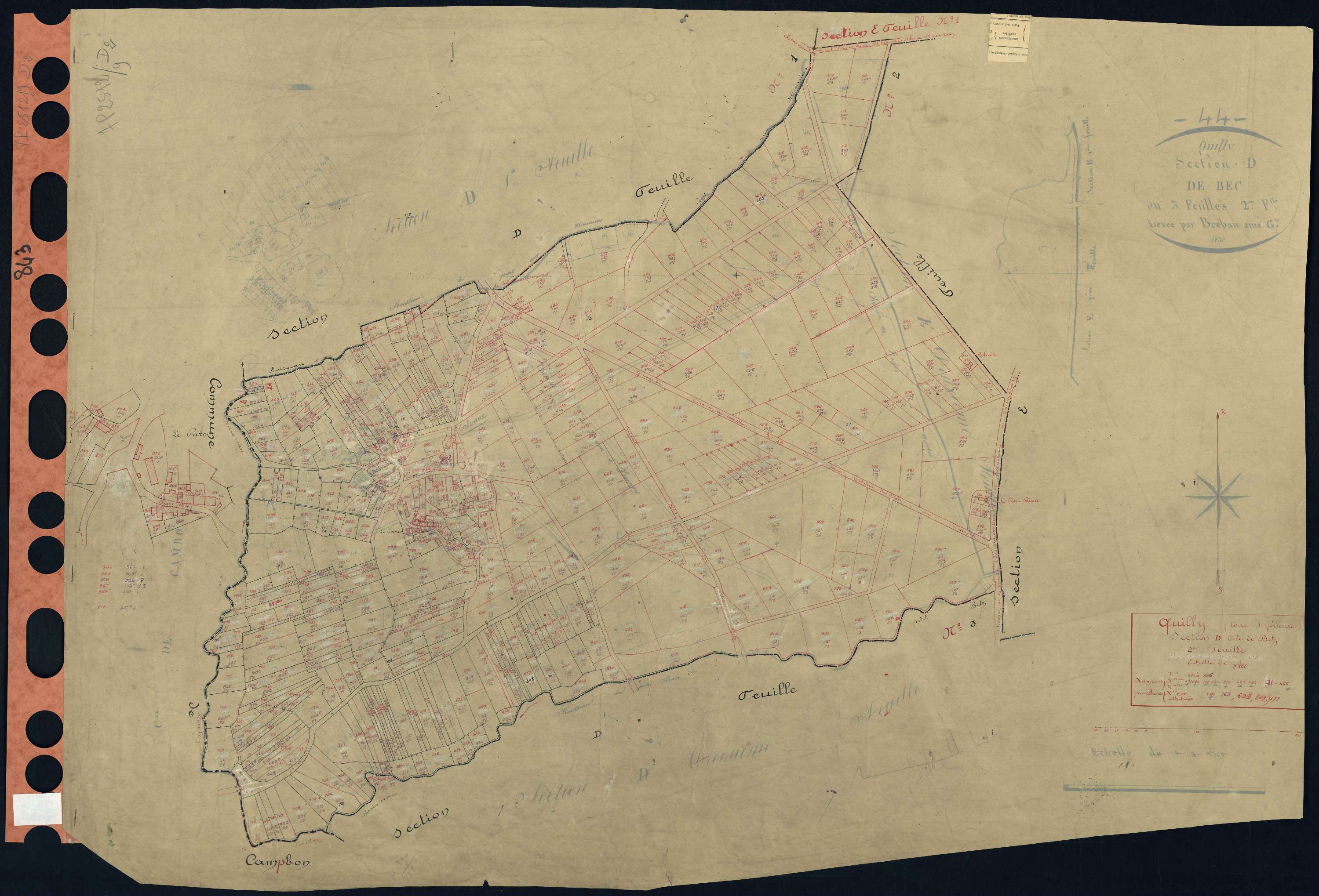 Quilly - Section D2 Betz (section de) . 404-885