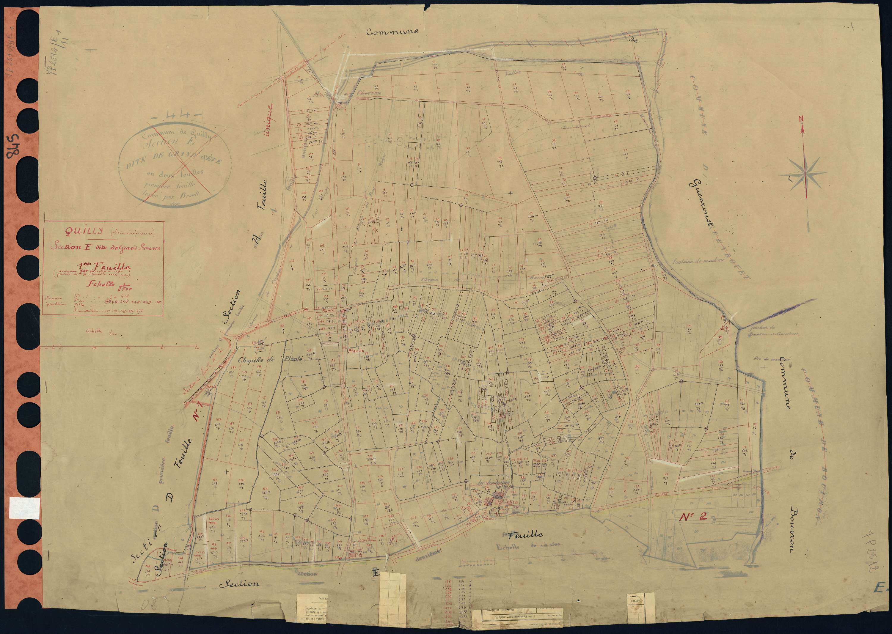 Quilly - Section E1 Grand Seuvre (section de) . 1-408