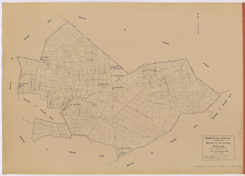 Quilly - Section C1 Bourg (section du) ; 1-765