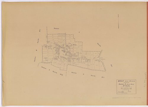 Quilly - Section C2 Bourg (section du) ; 766-933