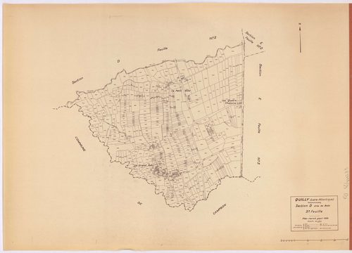 Quilly - Section D3 Betz (section de) ; 886-1419