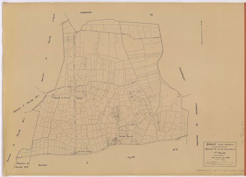 Quilly - Section E1 Grand-Seuvre (section de) ; 1-408