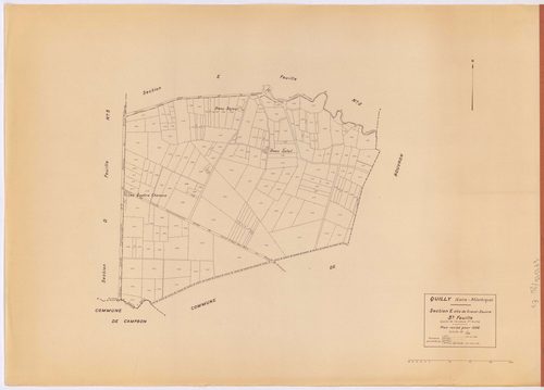 Quilly - Section E3 Grand-Seuvre (section de) ; 1117-1302