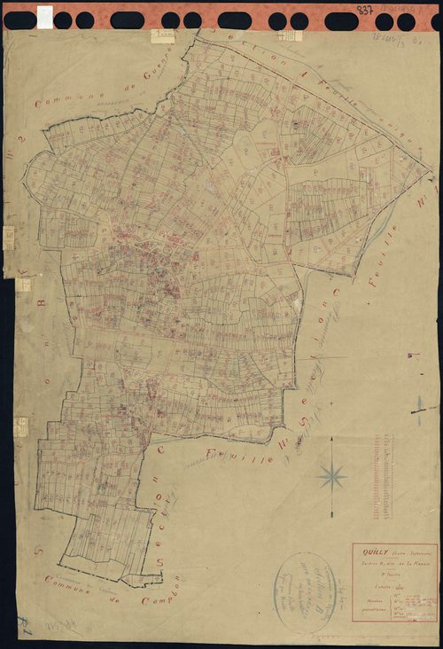 Quilly - Section B1 Renais (section de La) . 1-1053