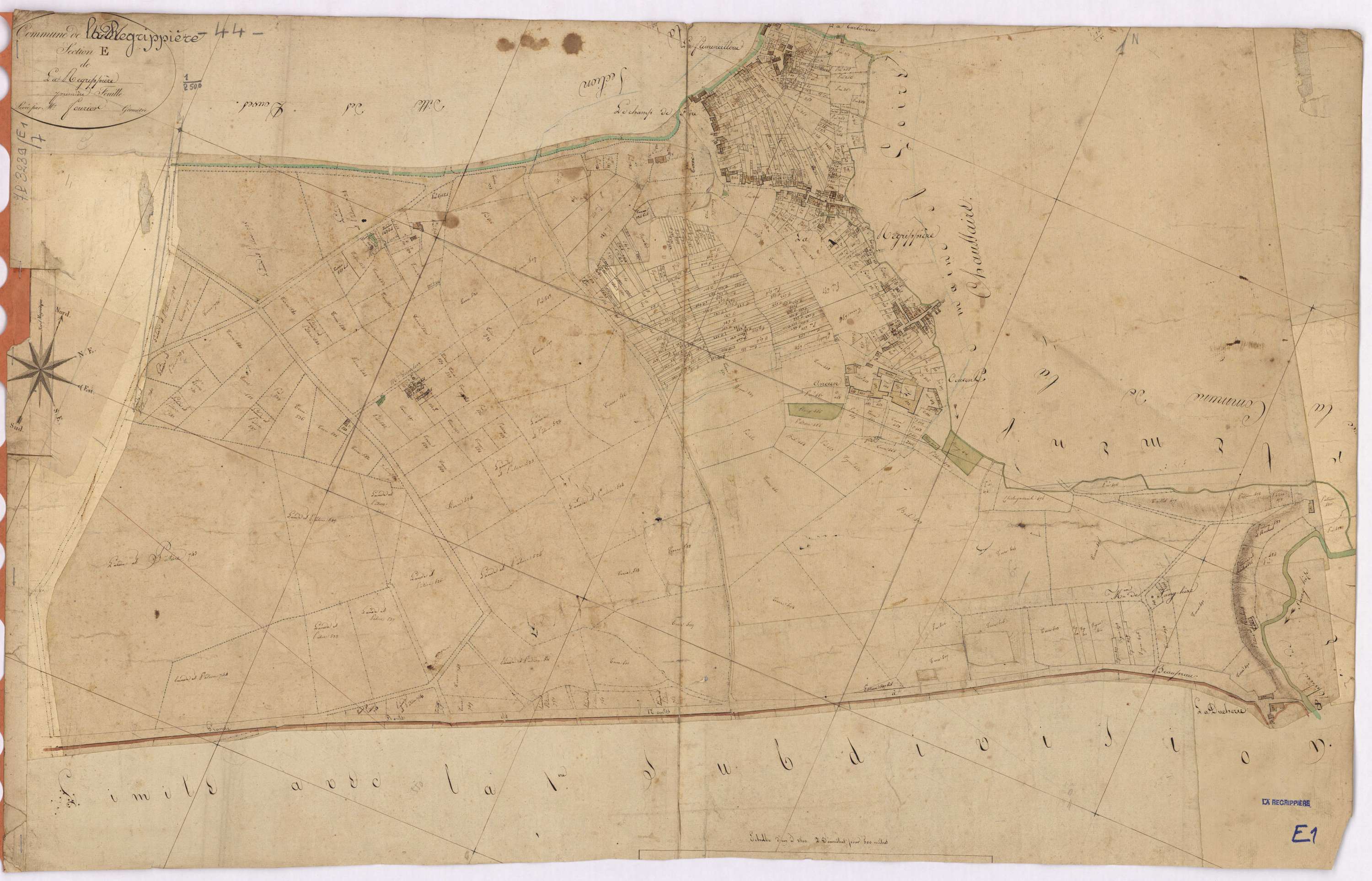 La Regrippière - Section E1 Regrippière (section de La)